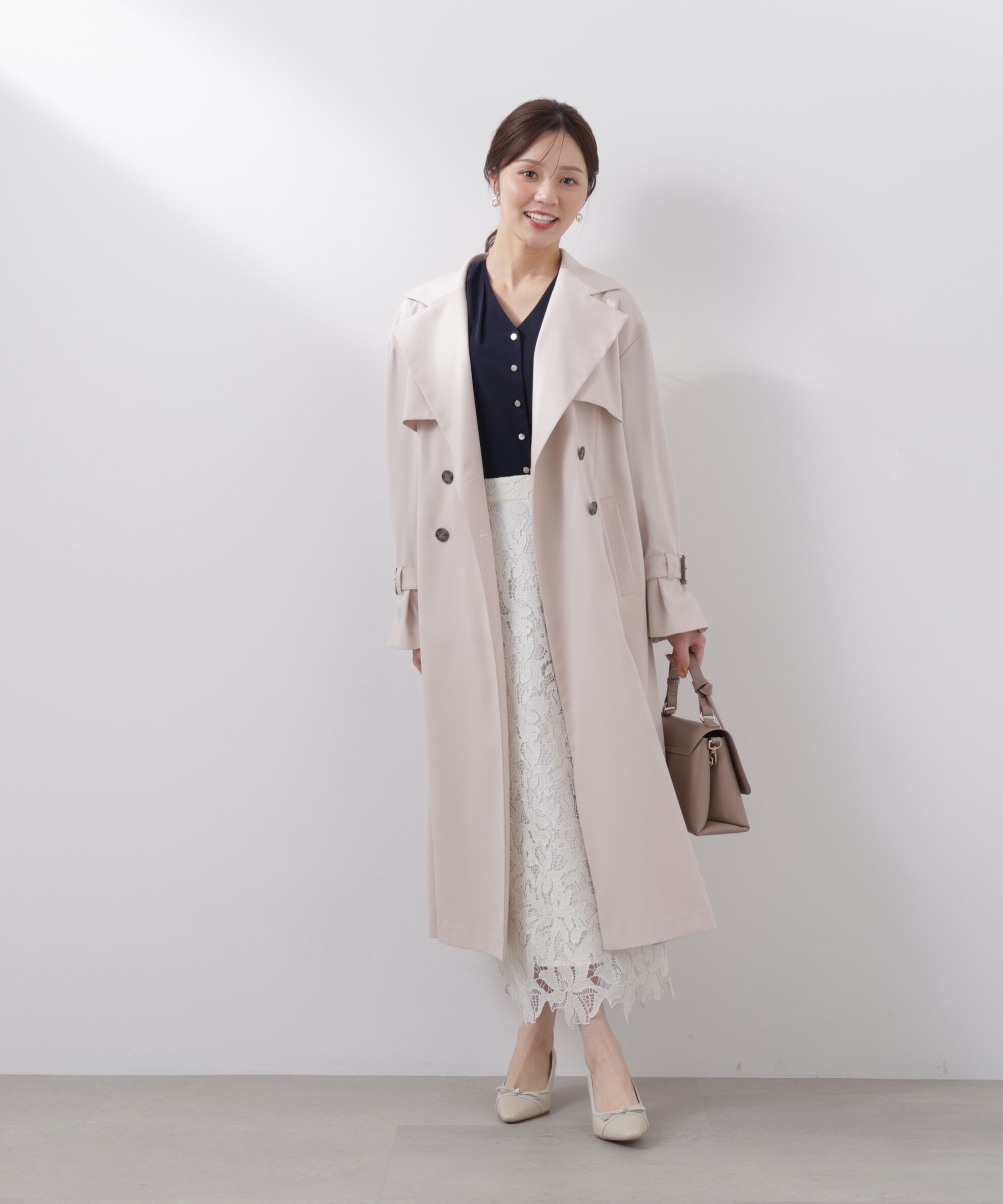 PROPORTION BODY DRESSING「＜防シワ/花粉リリース＞ベーシックトレンチコート」|その他|ベージュ