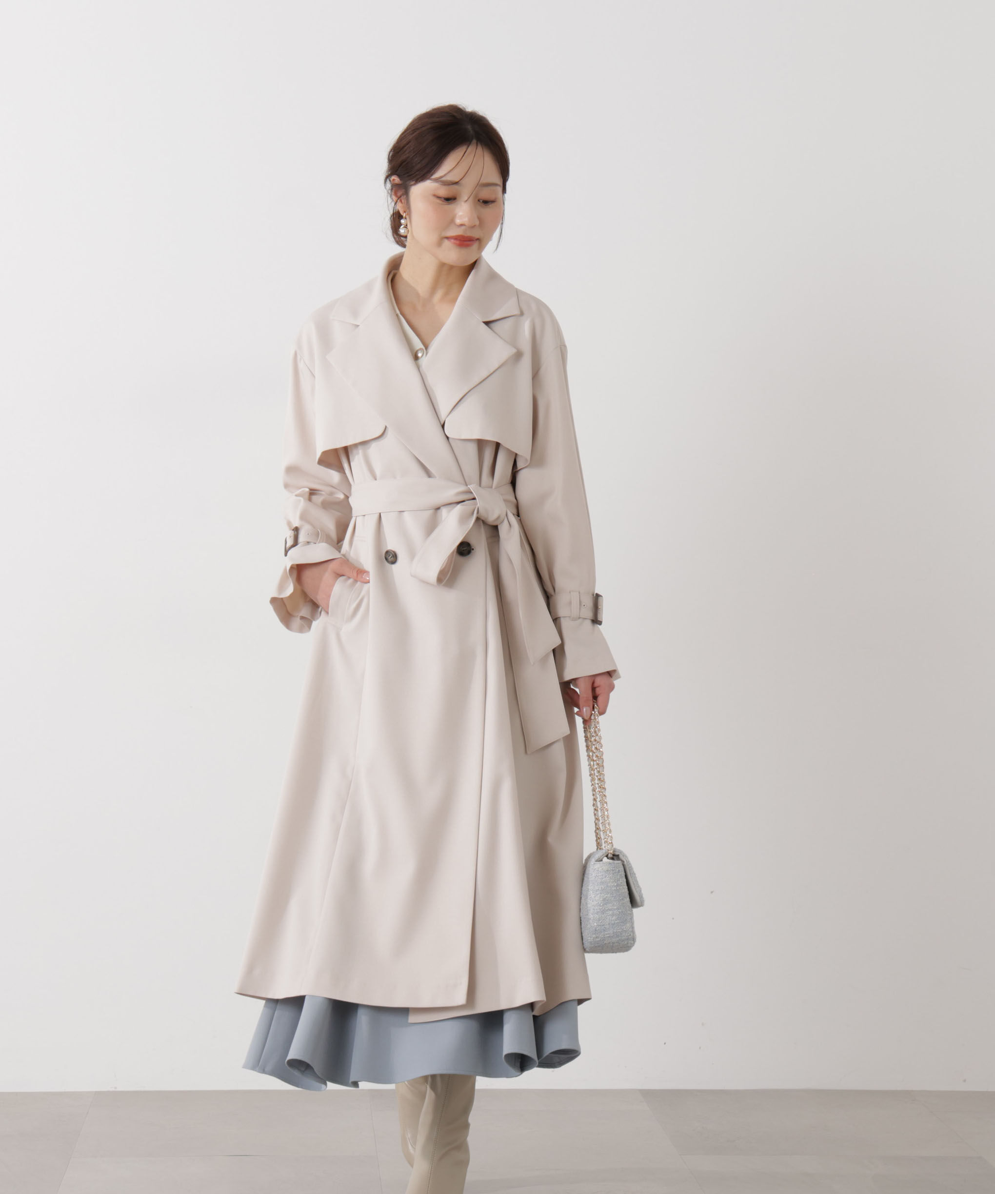 PROPORTION BODY DRESSING「＜防シワ/花粉リリース＞ベーシックトレンチコート」|その他|