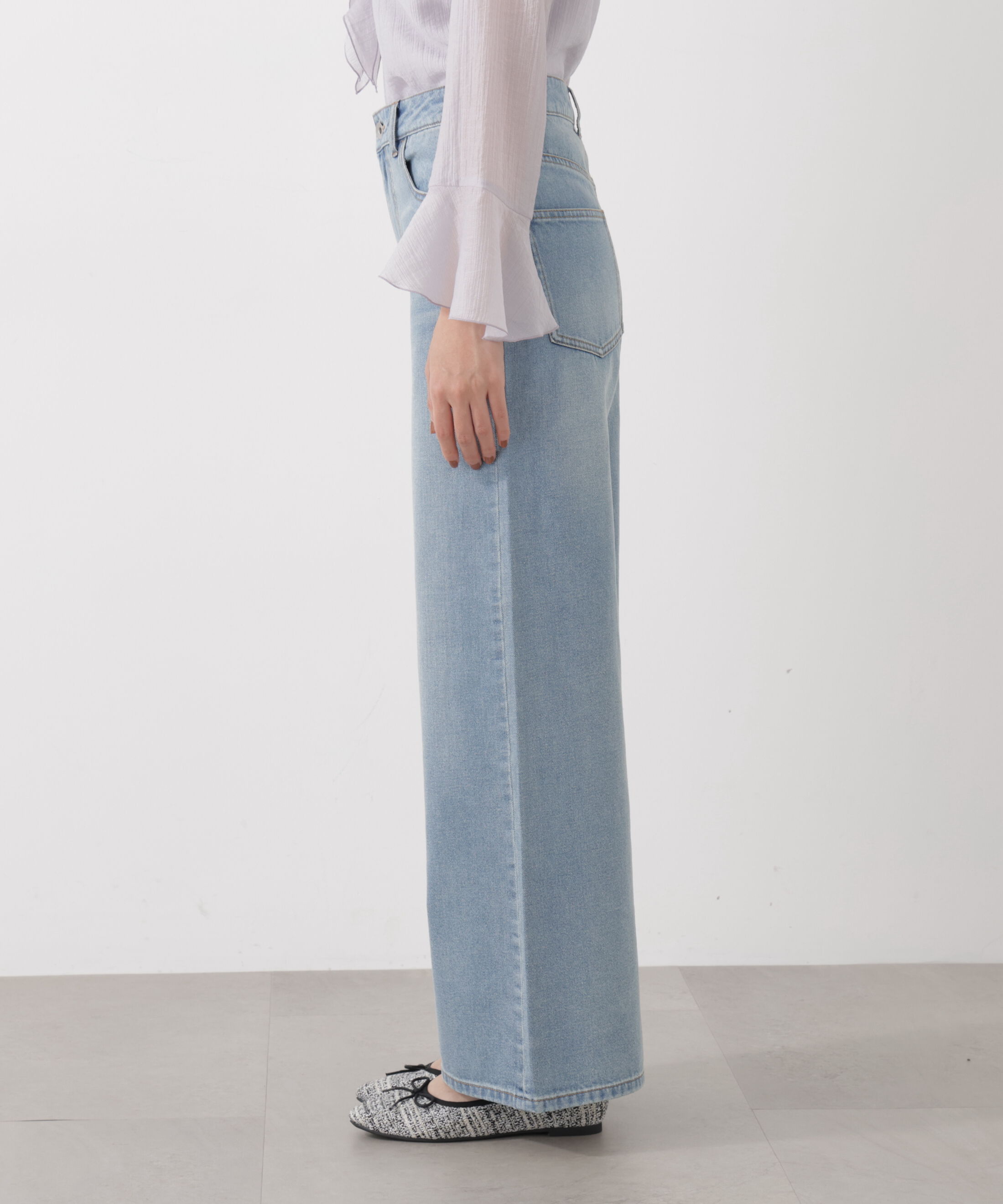 PROPORTION BODY DRESSING「〈a/mie〉ワイドデニムパンツ　26SS」|その他|