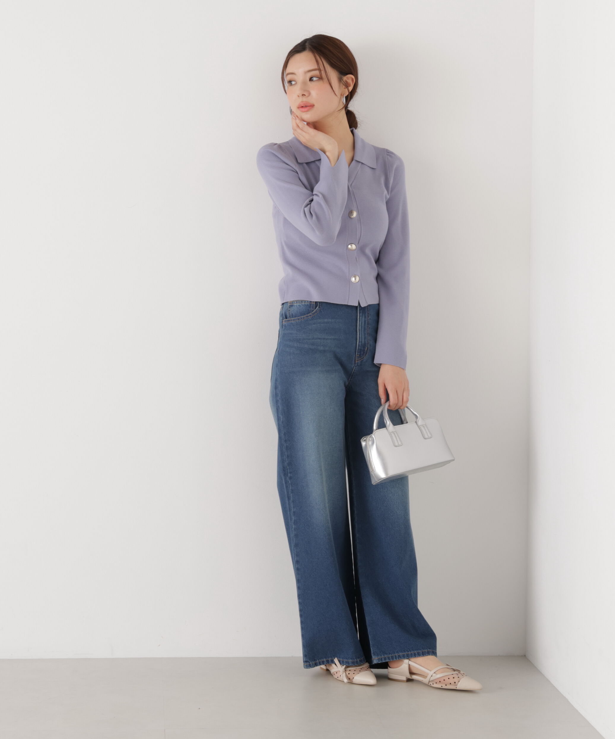 PROPORTION BODY DRESSING「〈a/mie〉ワイドデニムパンツ　26SS」|その他|