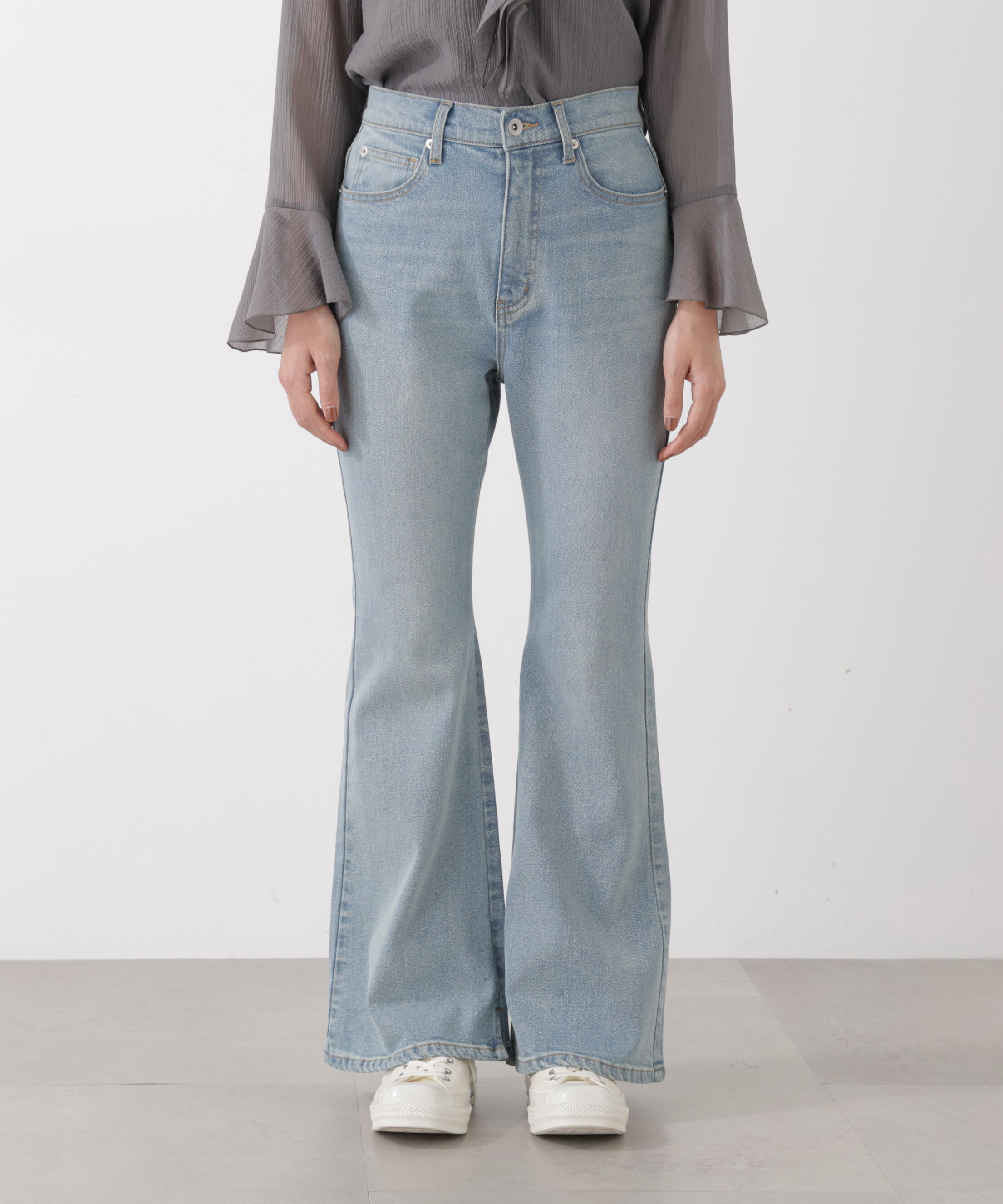 PROPORTION BODY DRESSING「〈a/mie〉フレアデニムパンツ　26SS」|その他|