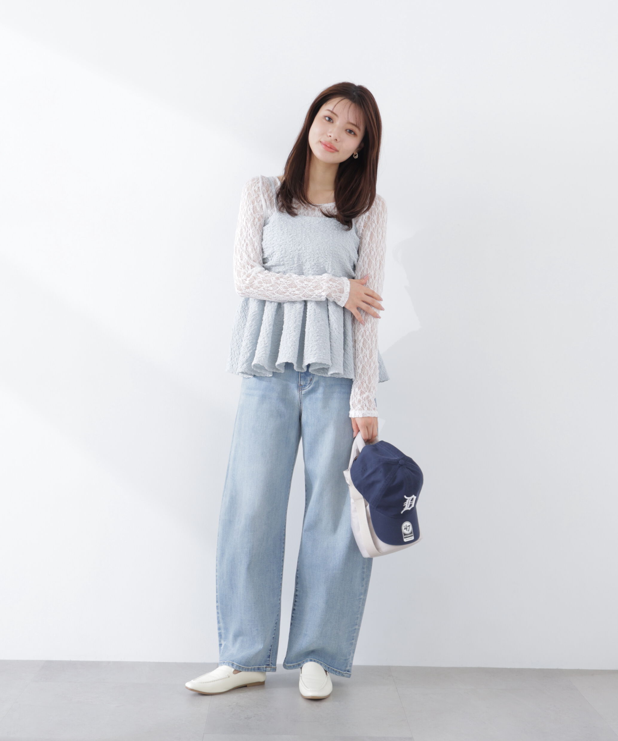 PROPORTION BODY DRESSING「〈a/mie〉カーブデニムパンツ　26SS」|その他|