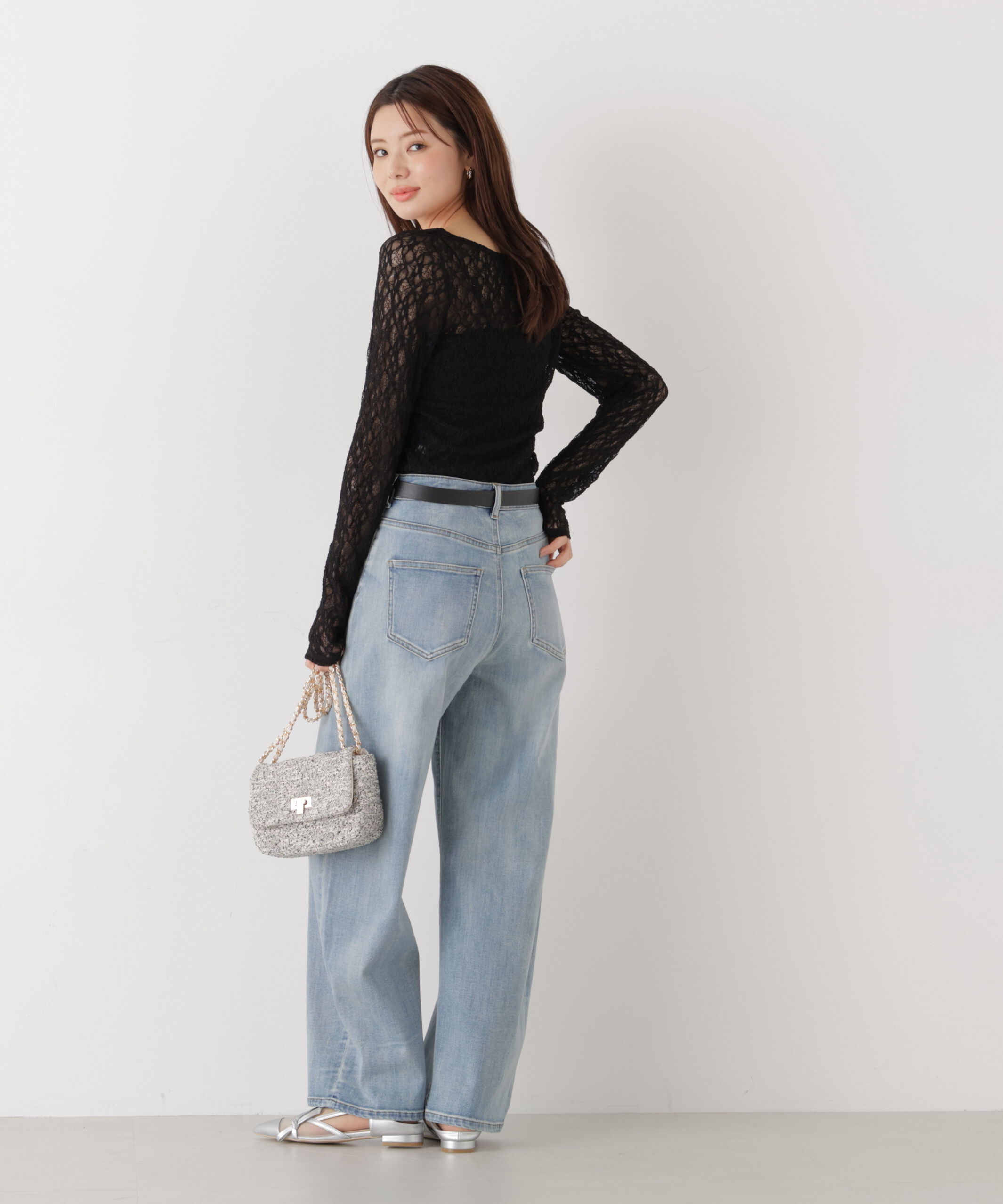 PROPORTION BODY DRESSING「〈a/mie〉カーブデニムパンツ　26SS」|その他|