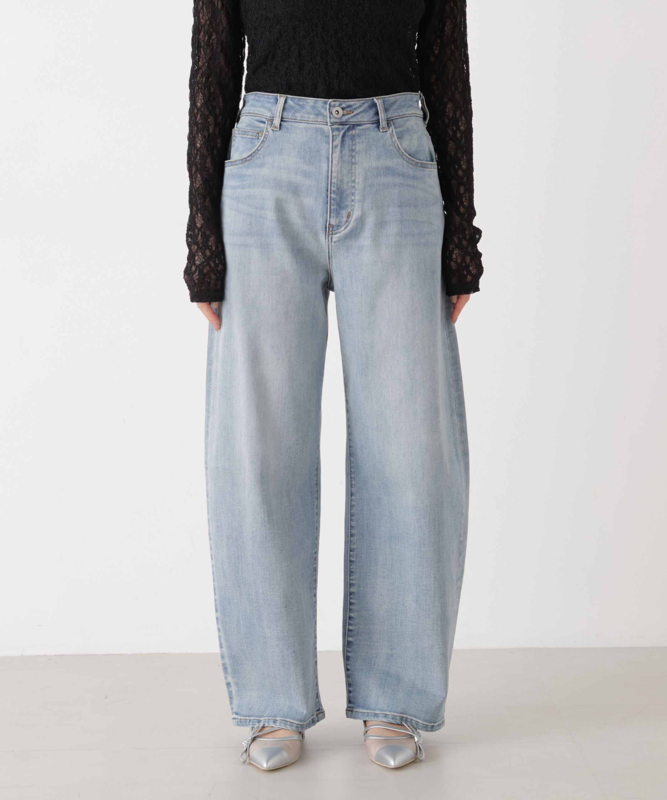 PROPORTION BODY DRESSING「〈a/mie〉カーブデニムパンツ　26SS」|その他|