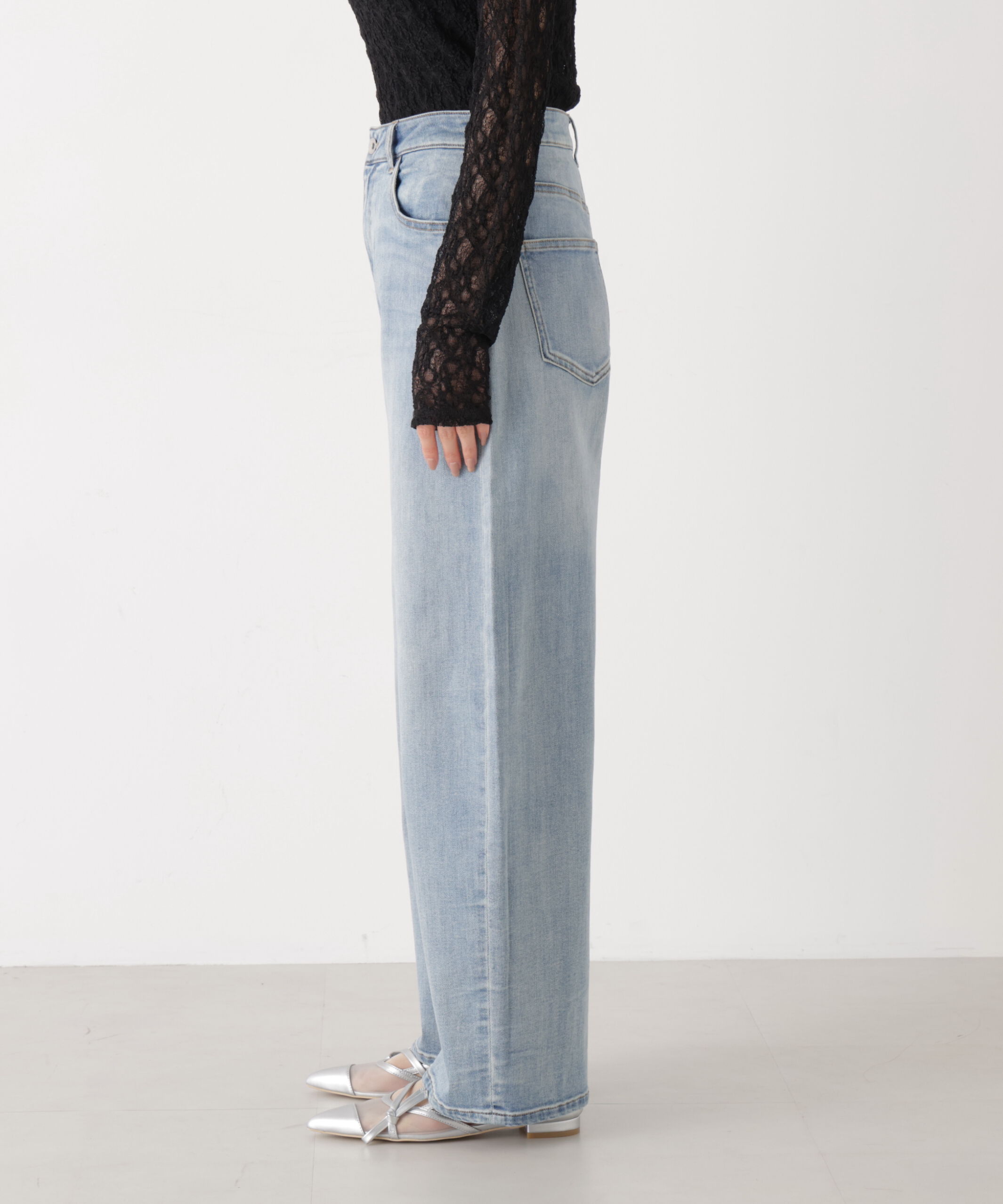 PROPORTION BODY DRESSING「〈a/mie〉カーブデニムパンツ　26SS」|その他|