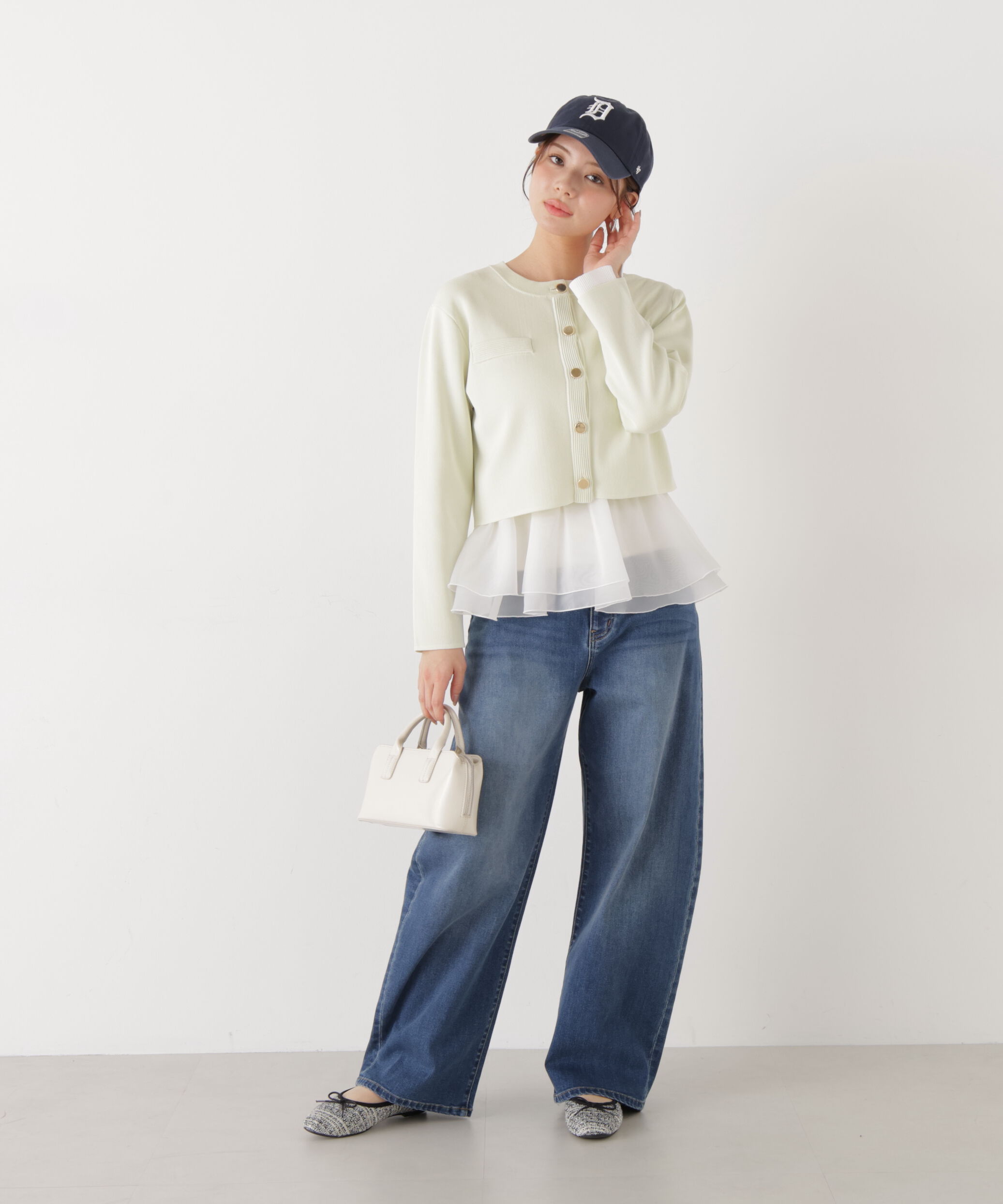 PROPORTION BODY DRESSING「〈a/mie〉カーブデニムパンツ　26SS」|その他|