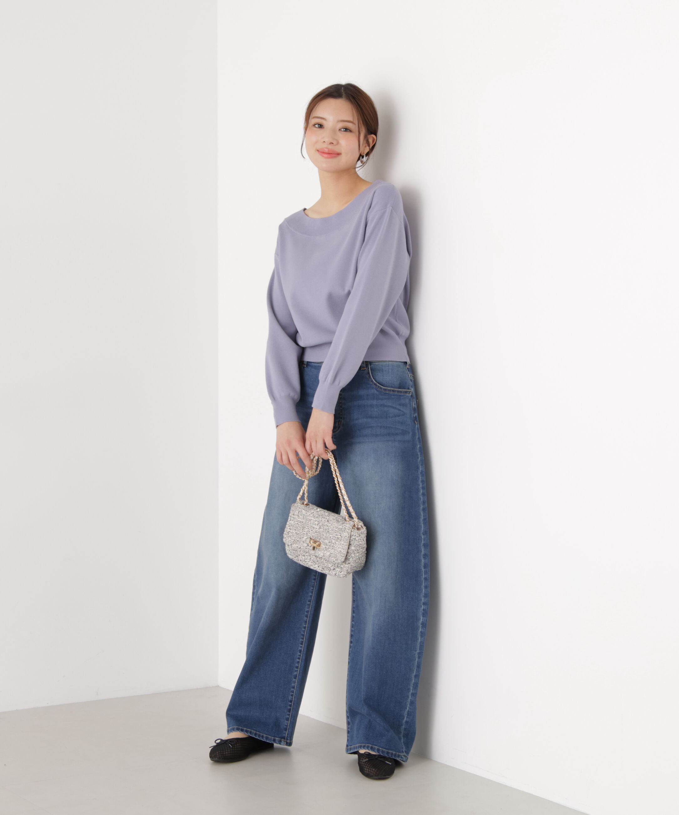 PROPORTION BODY DRESSING「〈a/mie〉カーブデニムパンツ　26SS」|その他|