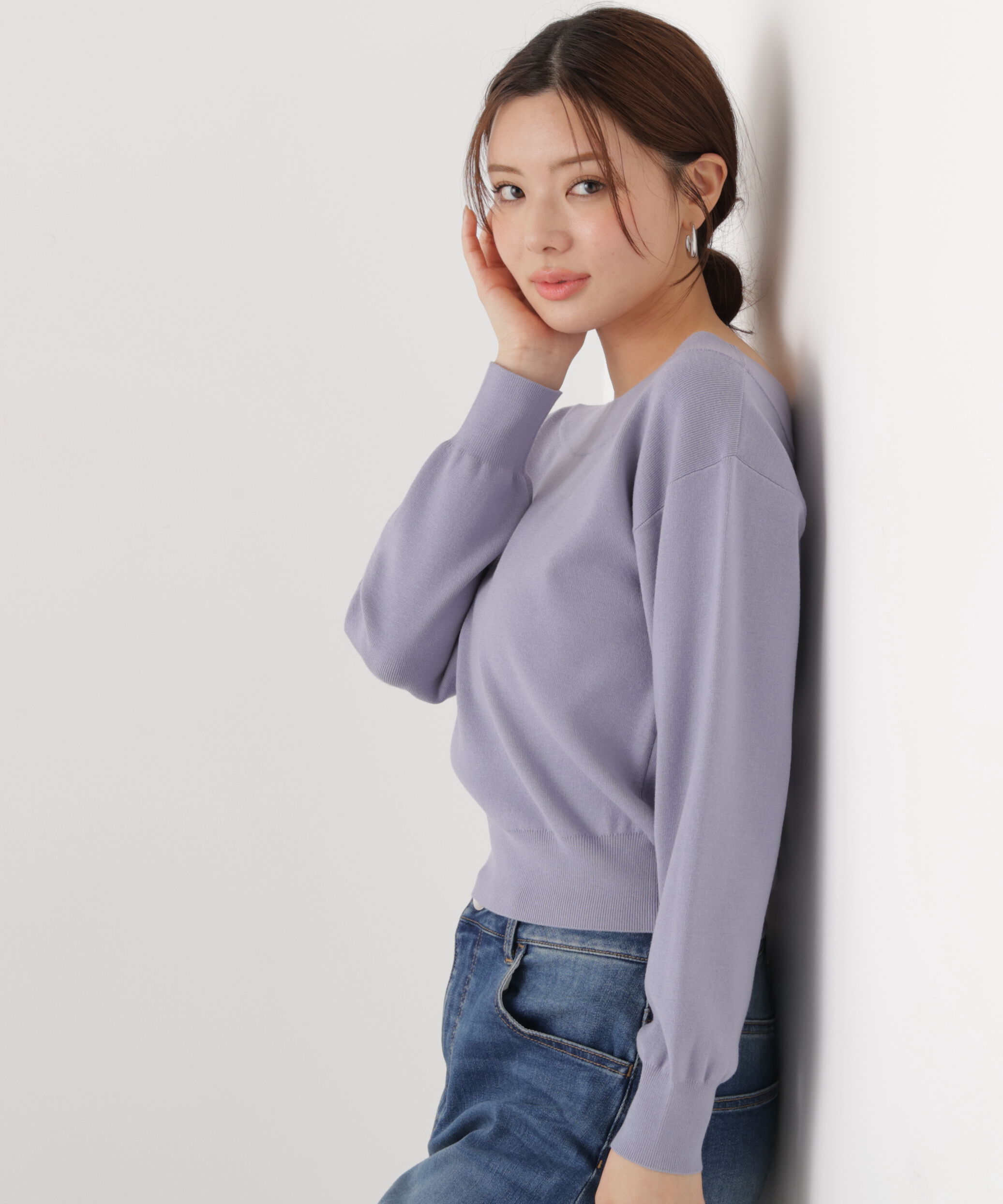 PROPORTION BODY DRESSING「2wayベーシックニット　　26SS」|ニット・セーター|