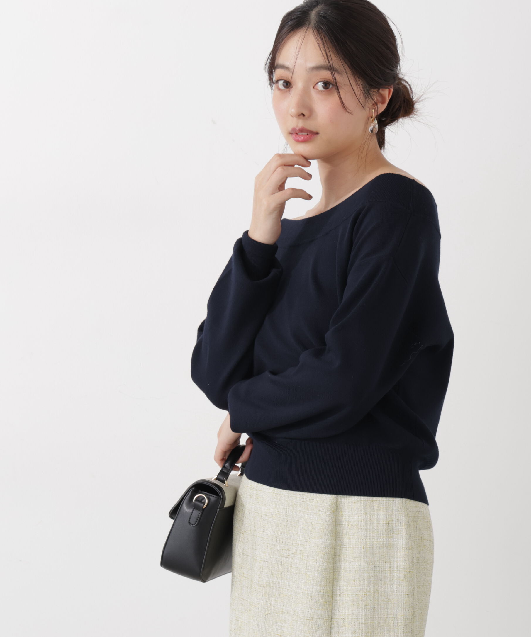 PROPORTION BODY DRESSING「2wayベーシックニット　　26SS」|ニット・セーター|