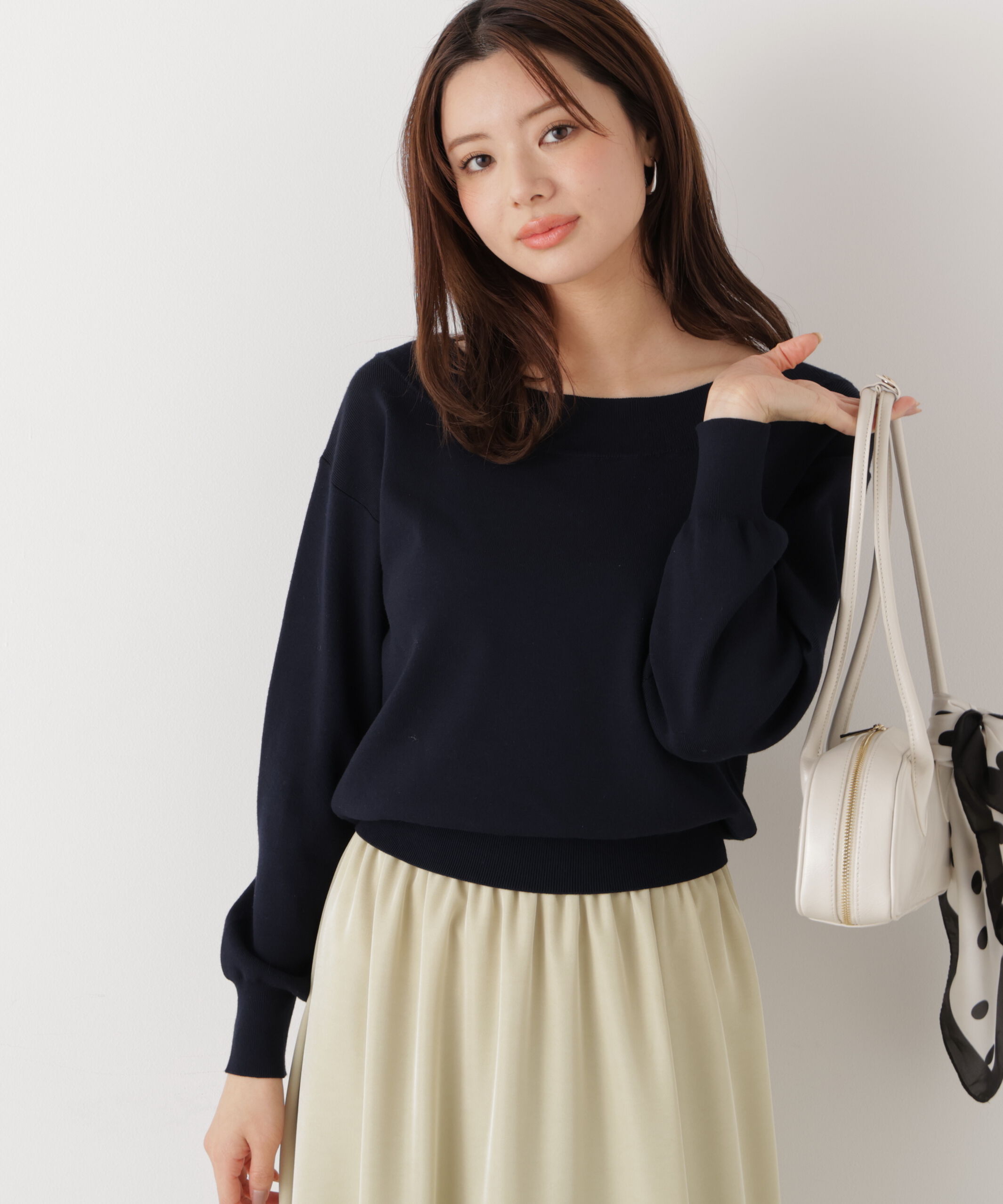 PROPORTION BODY DRESSING「2wayベーシックニット　　26SS」|ニット・セーター|