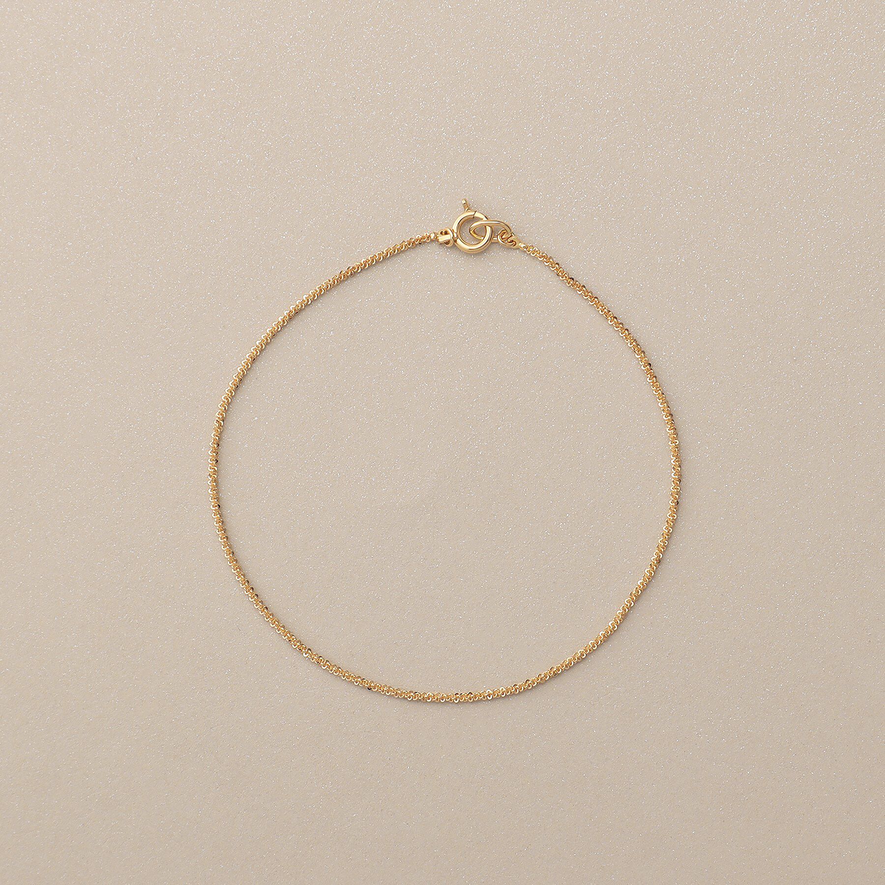 COCOSHNIK「K18クリスクロスチェーン ブレスレット」|ブレスレット・バングル|