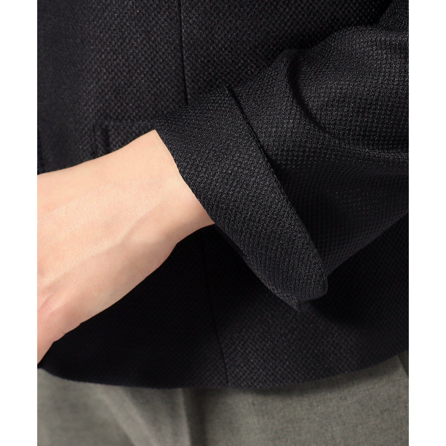 SHOO･LA･RUE「【S-5L/洗える】らくドビーノーカラージャケット」|ノーカラージャケット|