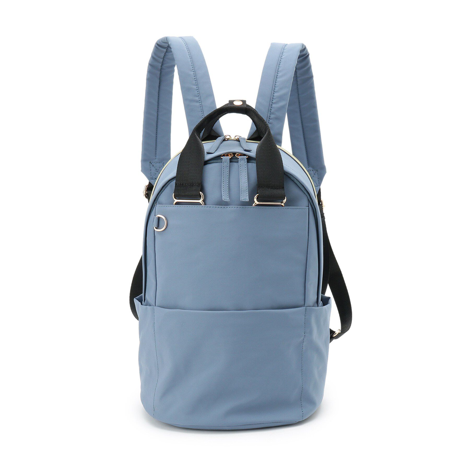 SHOO･LA･RUE「【撥水/9ポケット】コロンとしたフォルムが愛らしい キャリーオン ラウンドリュック」|リュック|