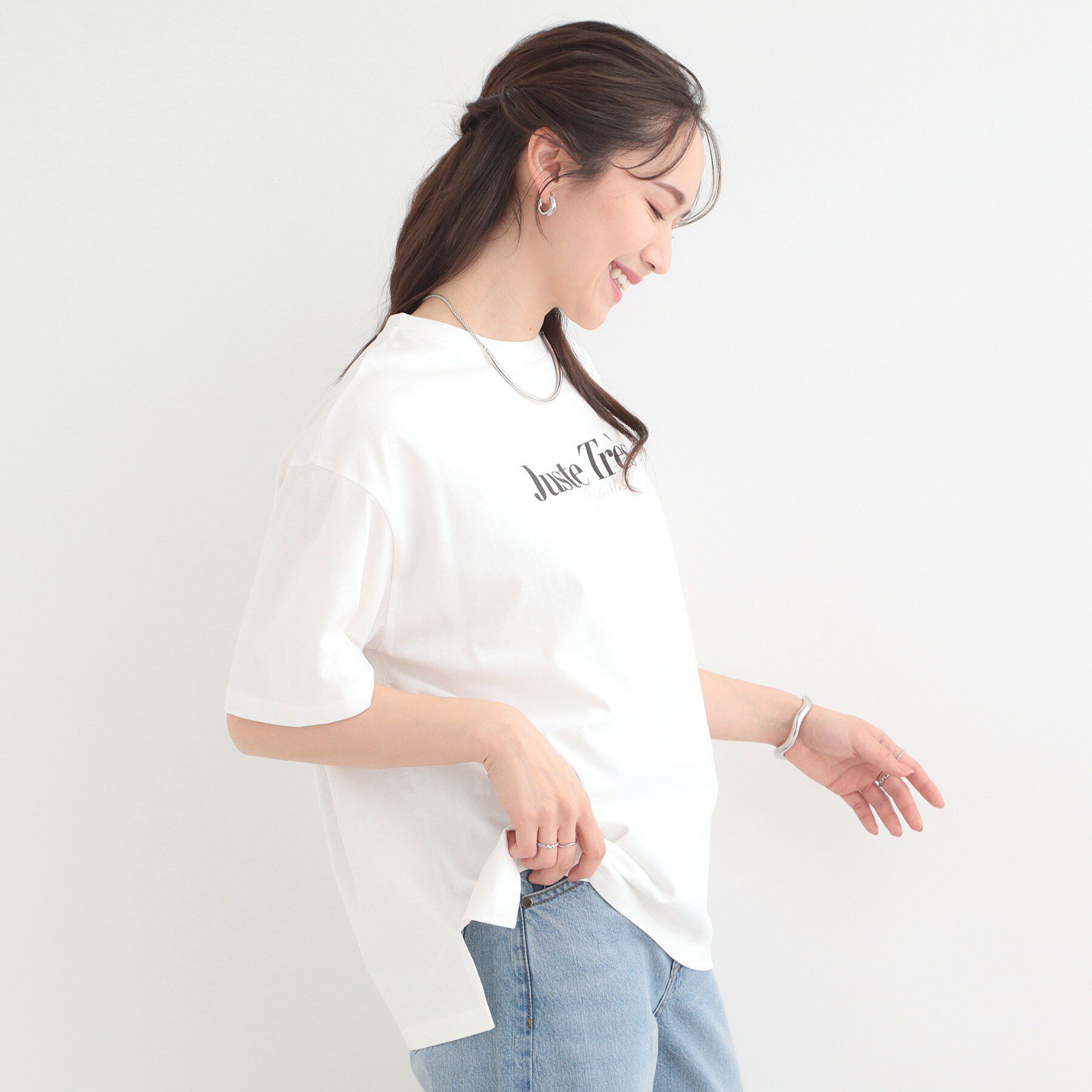 SHOO･LA･RUE「プチプラベーシックプリントTシャツ」|Tシャツ・カットソー|