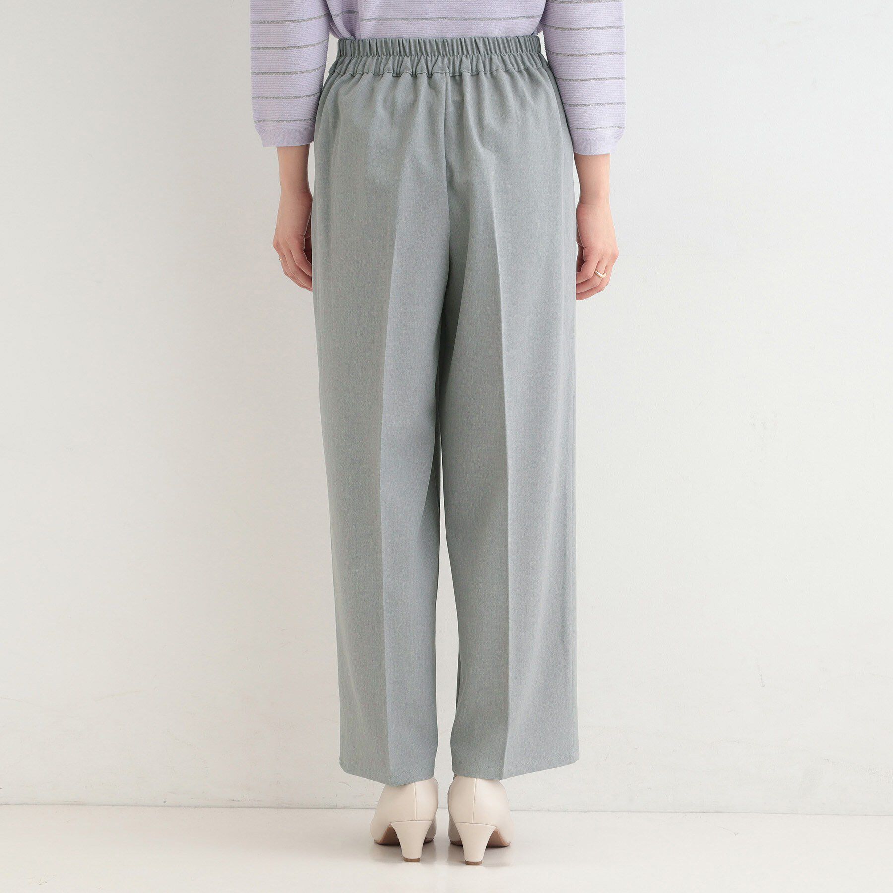 SHOO･LA･RUE「【着丈選べる/S-LL/洗濯機可】楽ちん&times;きれいみえ　ストレッチワイドパンツ」|その他|