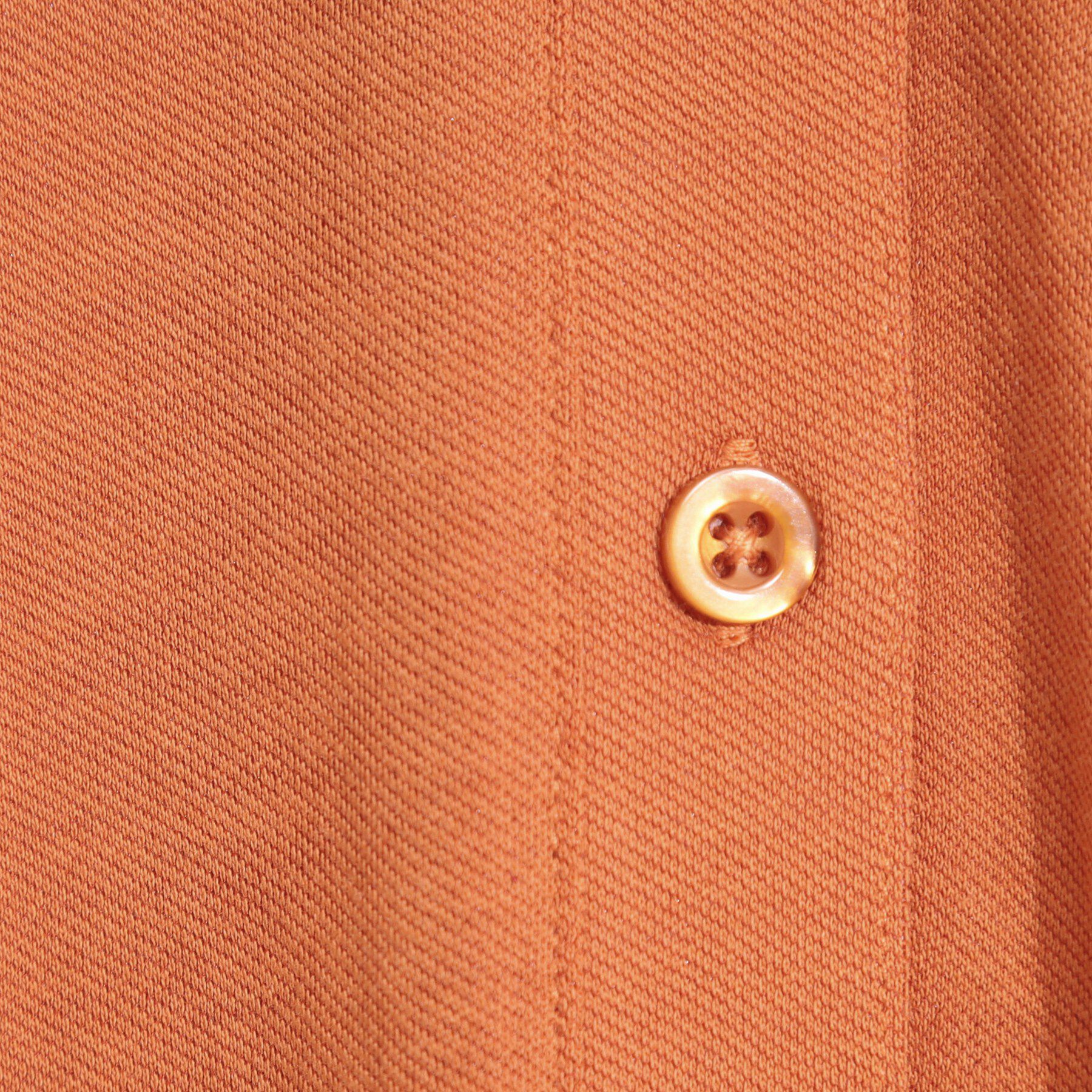 SHOO･LA･RUE「【洗濯機可/S-LL】カットツイルキーネックシャツワンピ」|ワンピース|