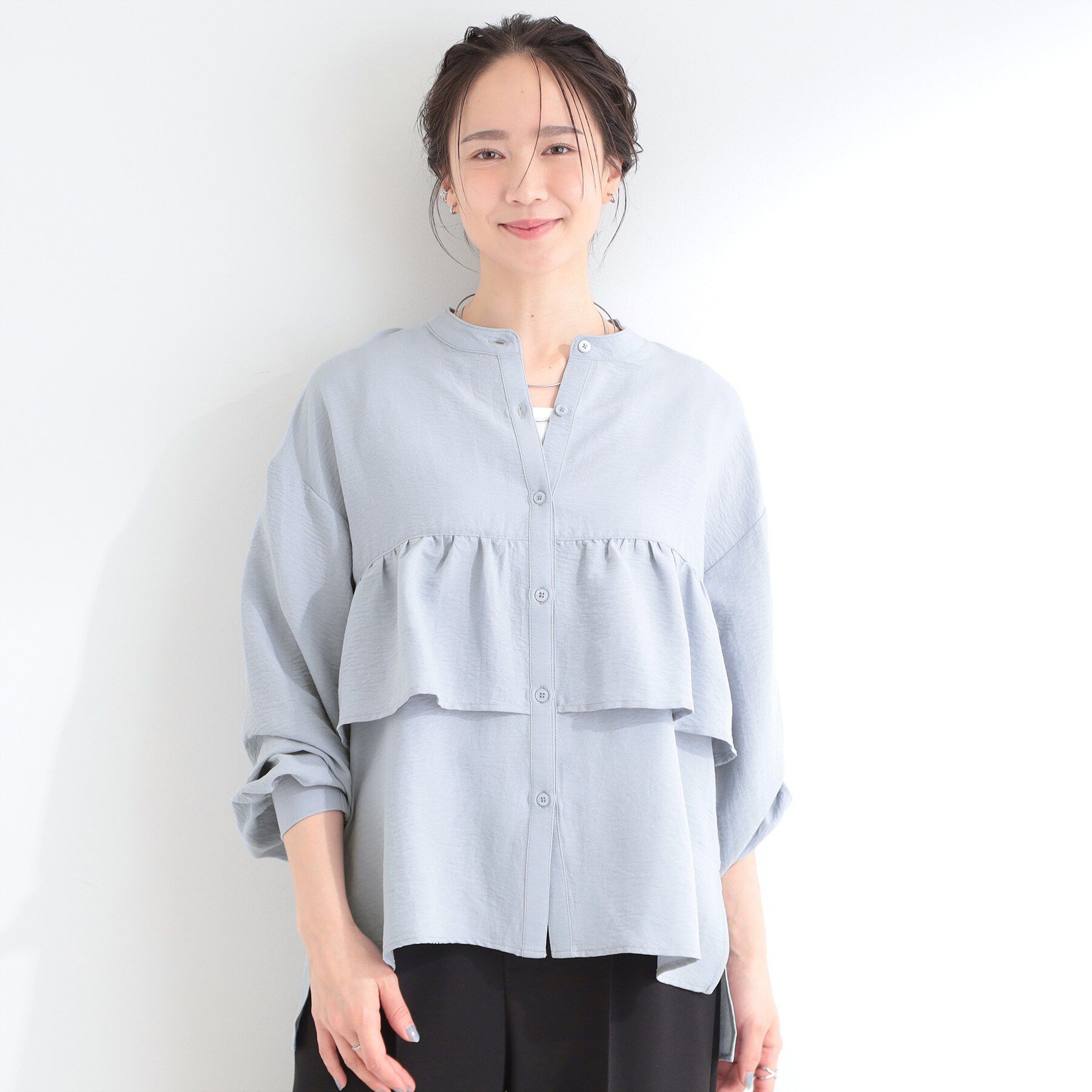 SHOO･LA･RUE「フリルシャツ」|シャツ・ブラウス|