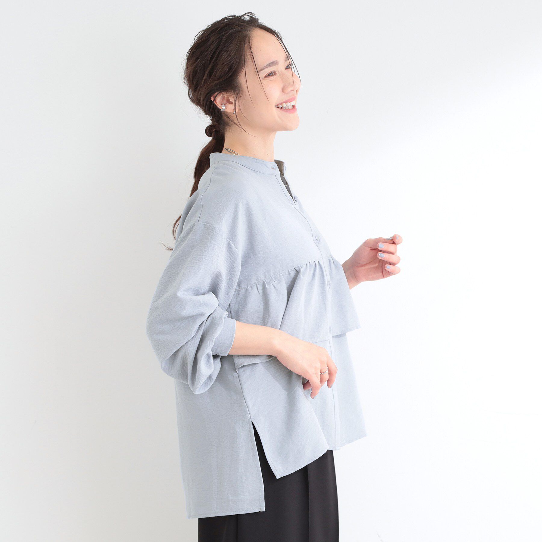 SHOO･LA･RUE「フリルシャツ」|シャツ・ブラウス|