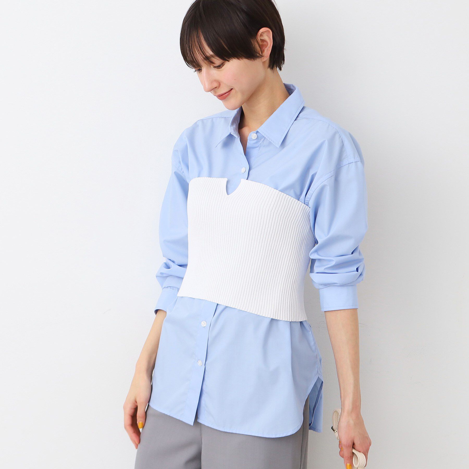 Dessin「【洗える】ニットバンドゥ」|チューブトップ|