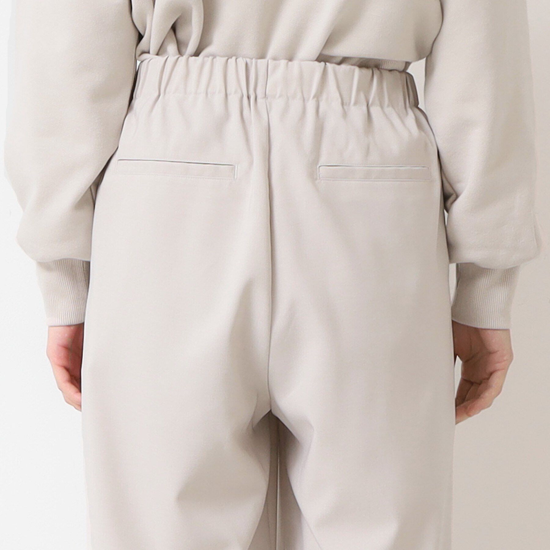 Dessin「【ウエストゴム・洗える】裾ドロスト付きパンツ（S～L）」|その他|