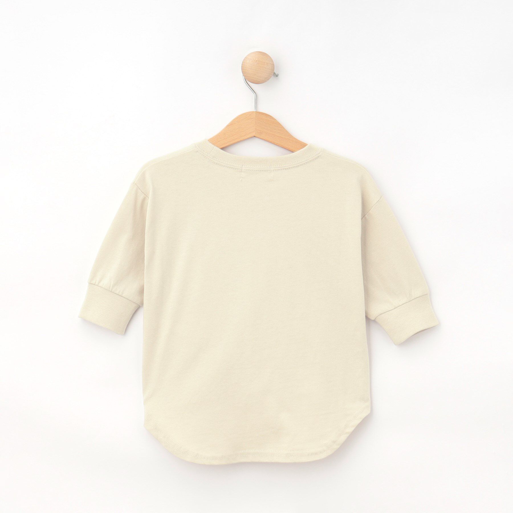 Dessin「【リンクコーデ/洗える】箔プリント7分袖Tシャツ」|Tシャツ・カットソー|