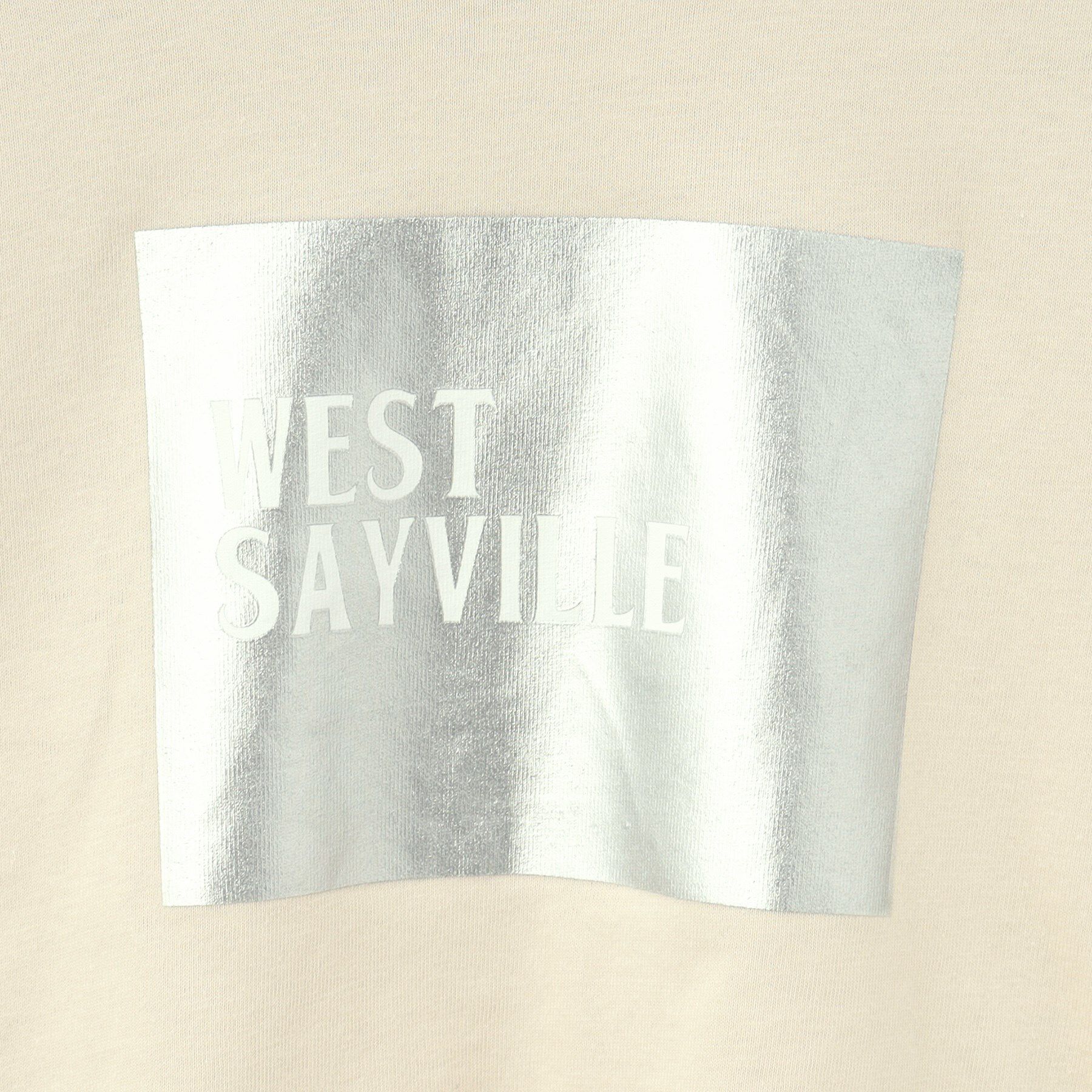 Dessin「【リンクコーデ/洗える】箔プリント7分袖Tシャツ」|Tシャツ・カットソー|