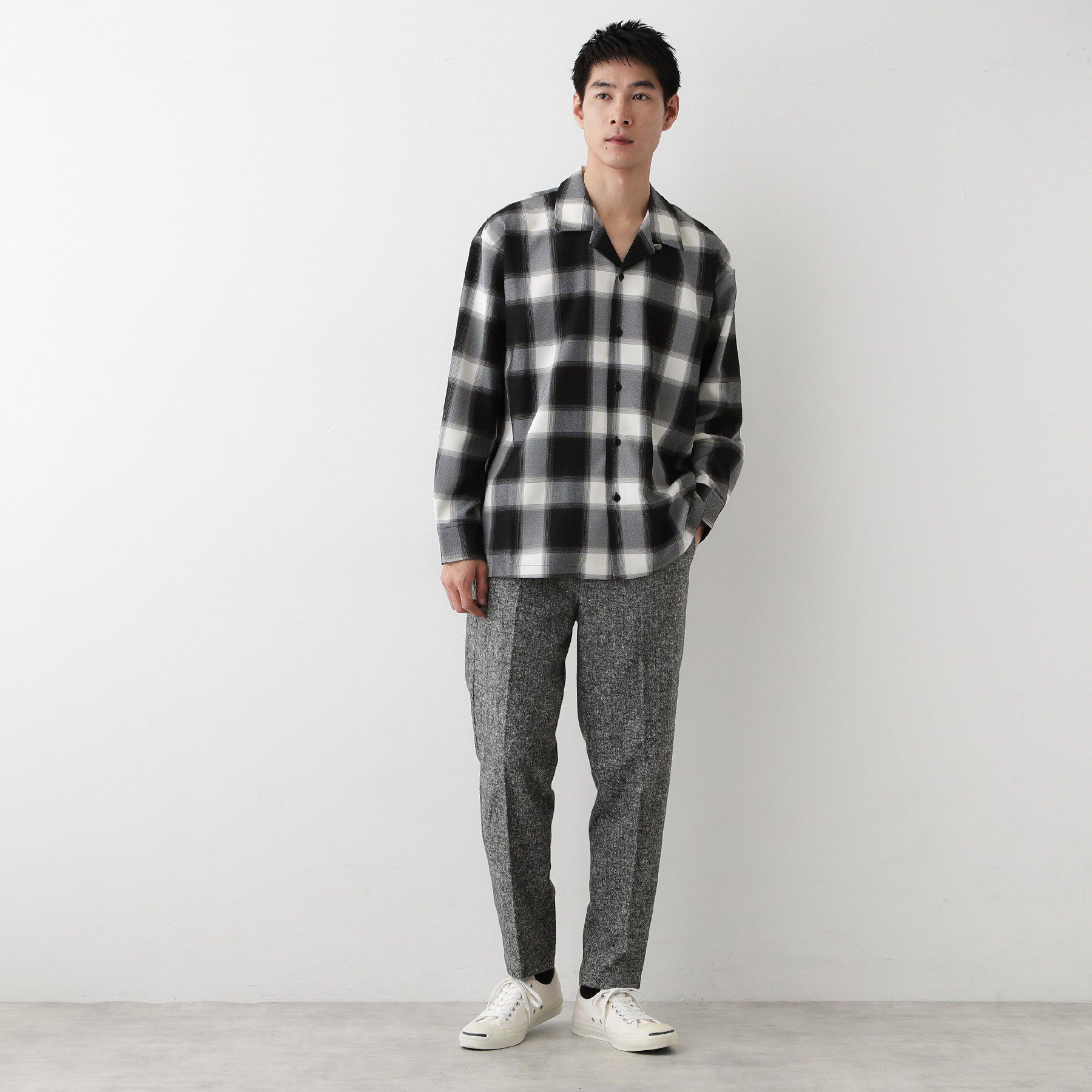 Dessin「【ウエストゴム/洗える】ツイードパンツ」|その他|