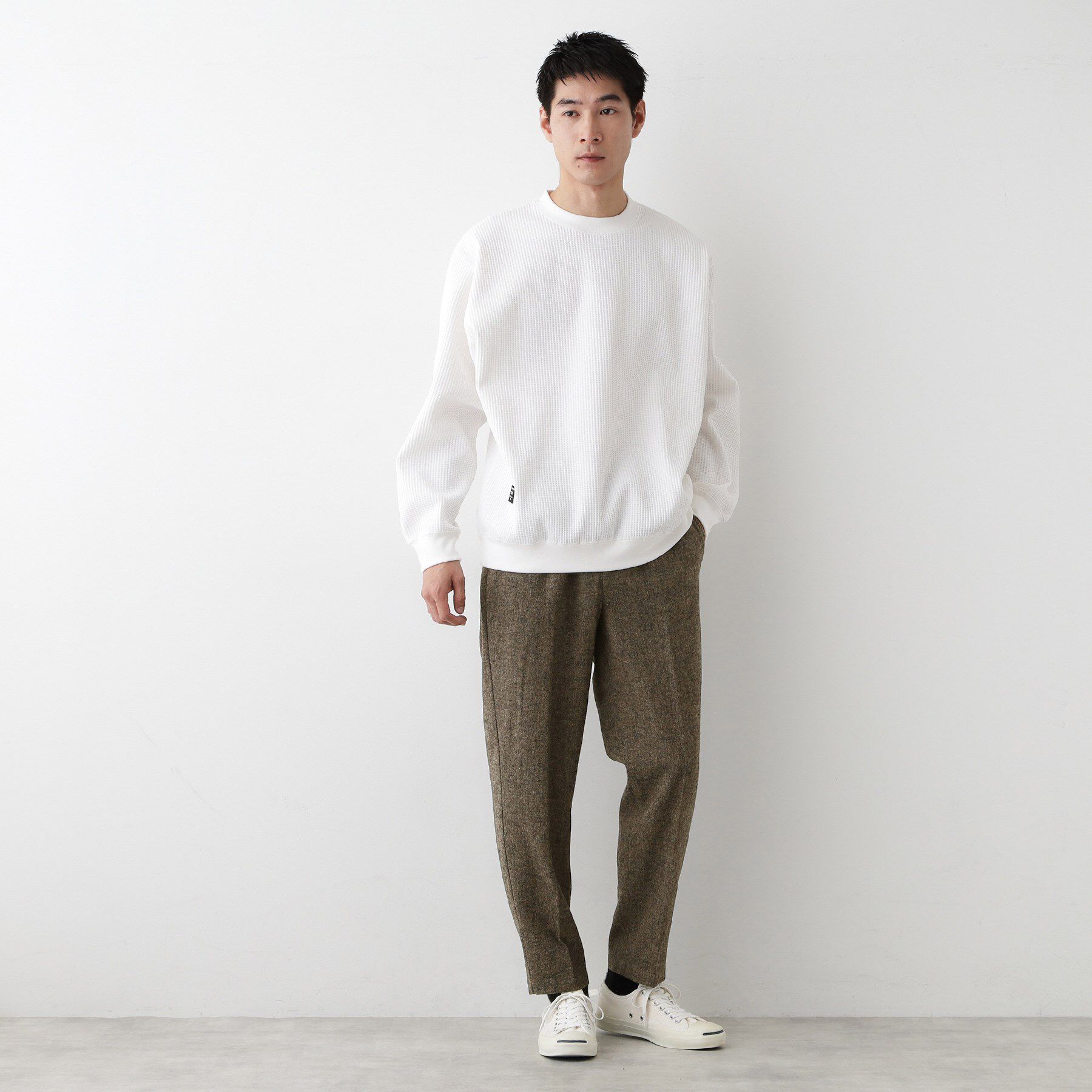 Dessin「【ウエストゴム/洗える】ツイードパンツ」|その他|