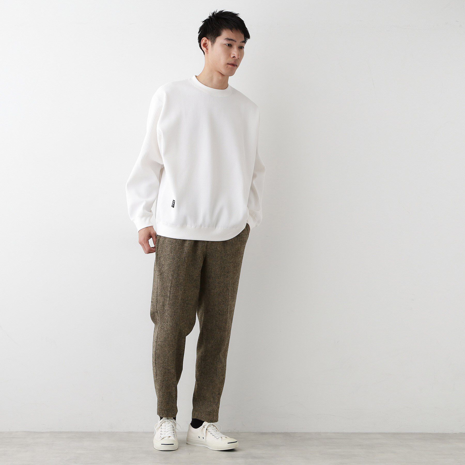 Dessin「【ウエストゴム/洗える】ツイードパンツ」|その他|