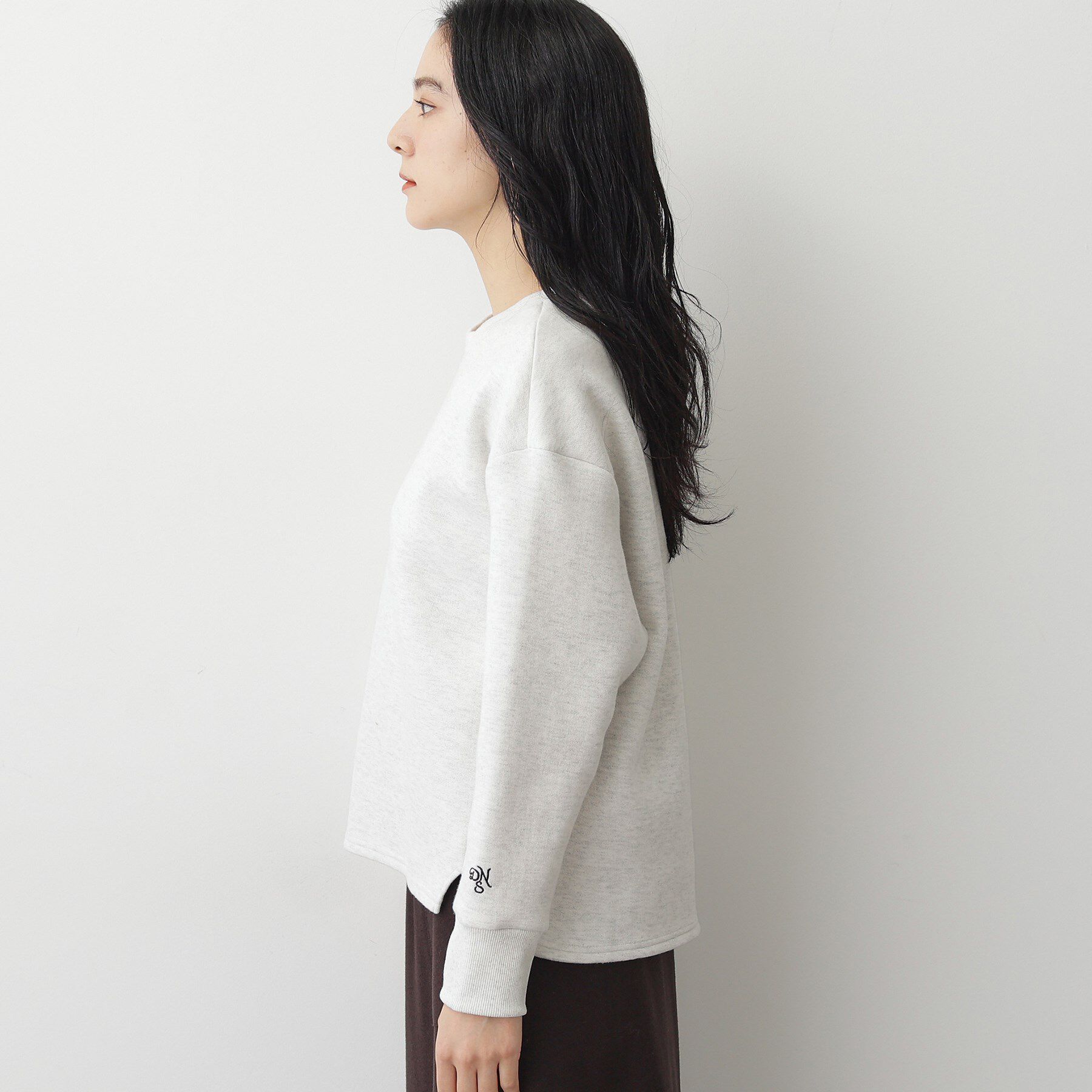 Dessin「【洗える】バックヘンリーソフトボンディングカットソー」|Tシャツ・カットソー|