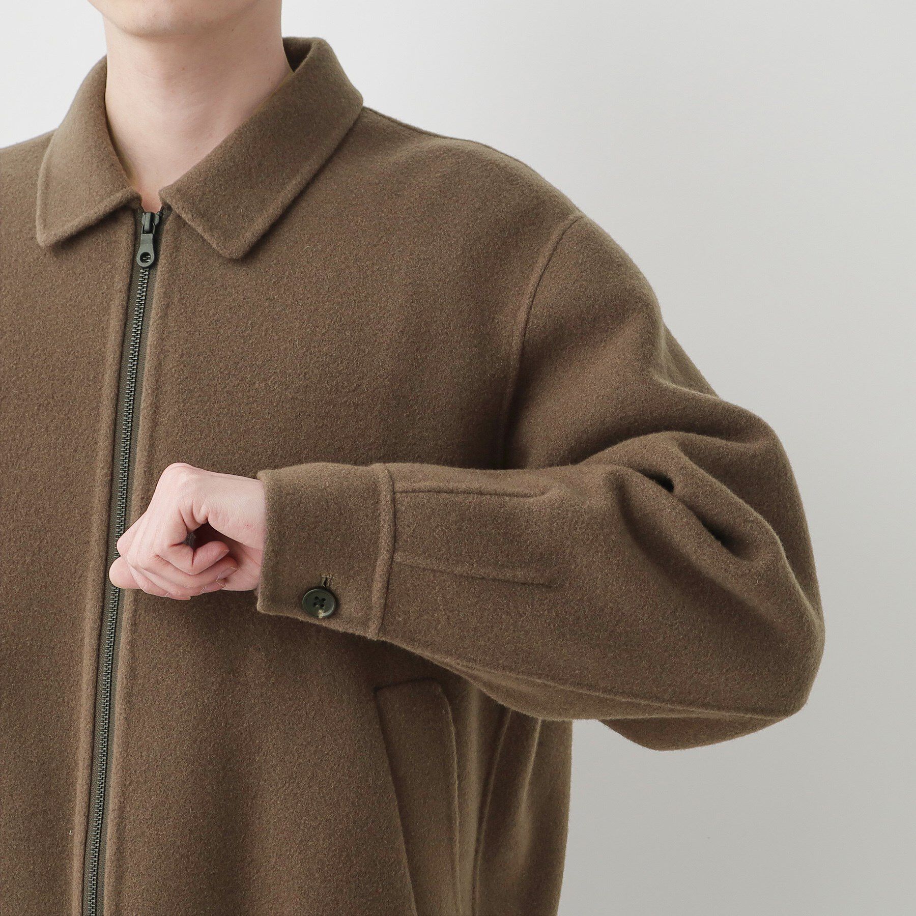 Dessin「【洗える】メルトンジャケット」|ステンカラーコート|