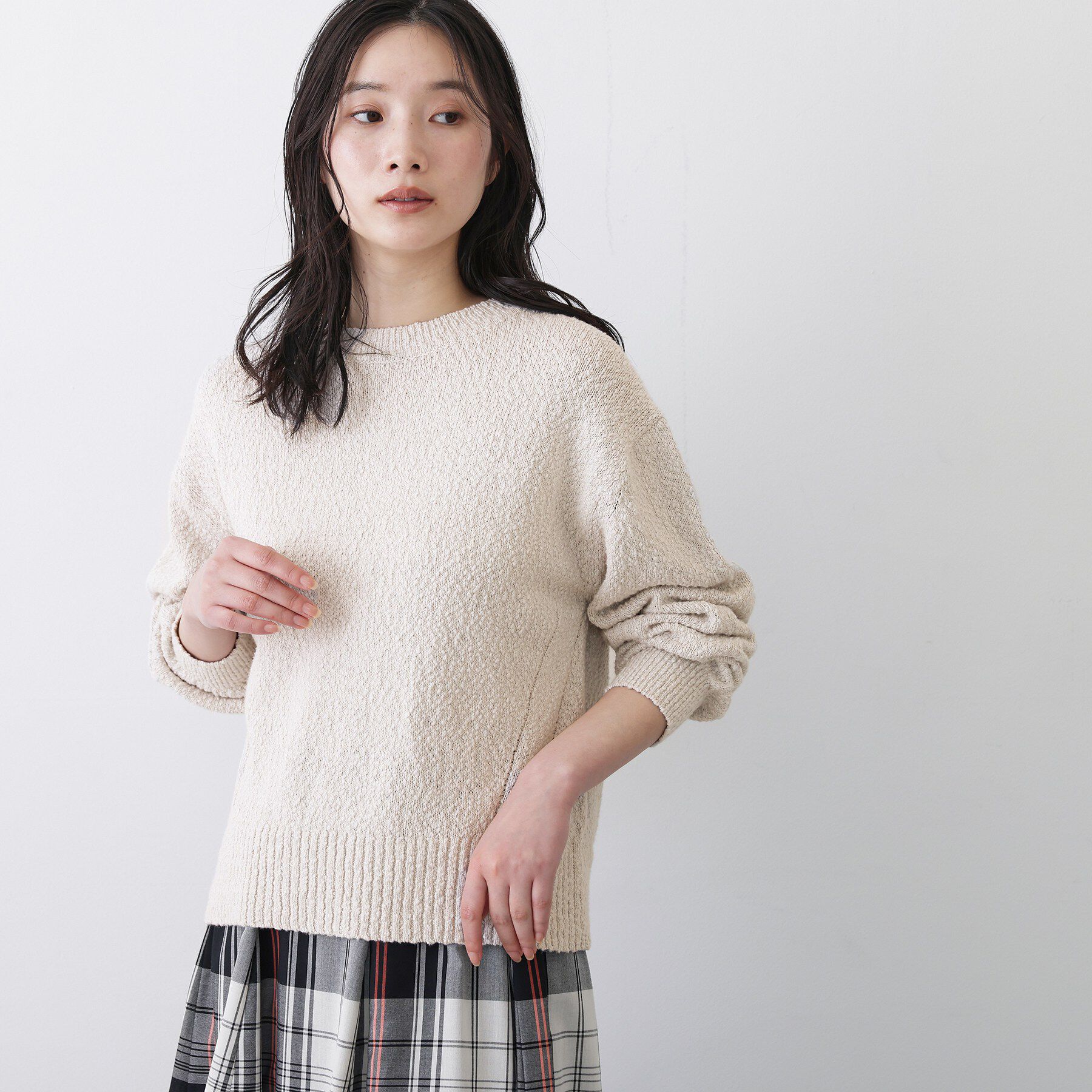 Dessin「【洗える】ローゲージコットンニット」|ニット・セーター|