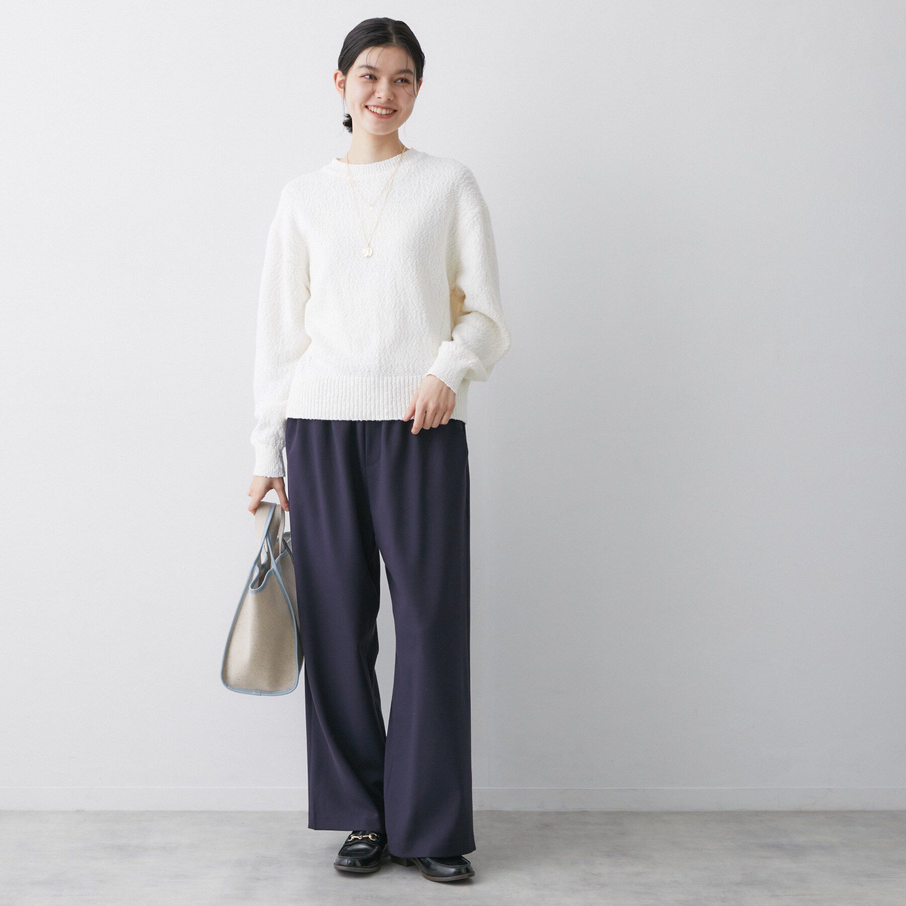 Dessin「【洗える】ストレッチツイルワイドパンツ」|その他|