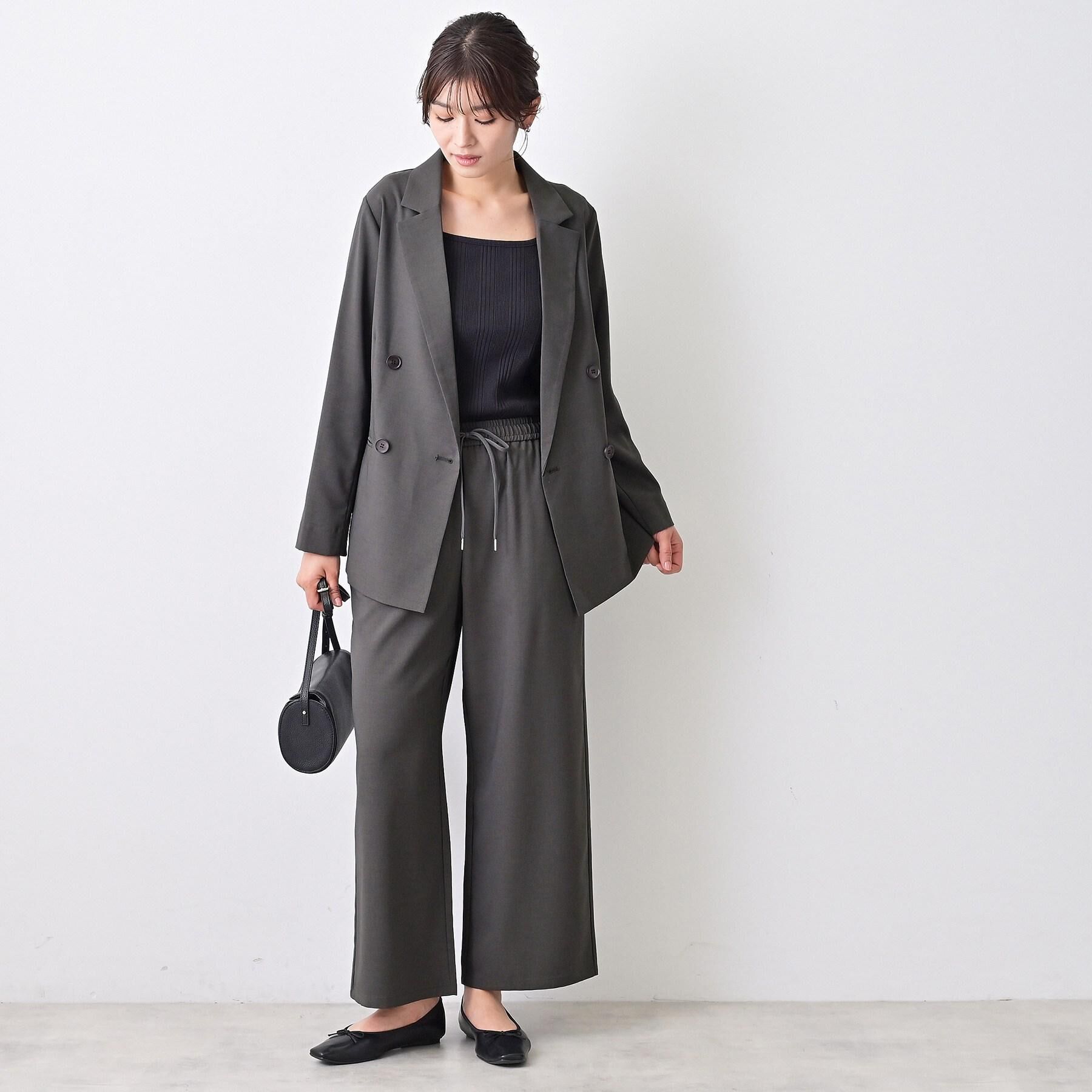 Dessin「【セットアップ可/洗える】ストレッチセミワイドパンツ」|その他|