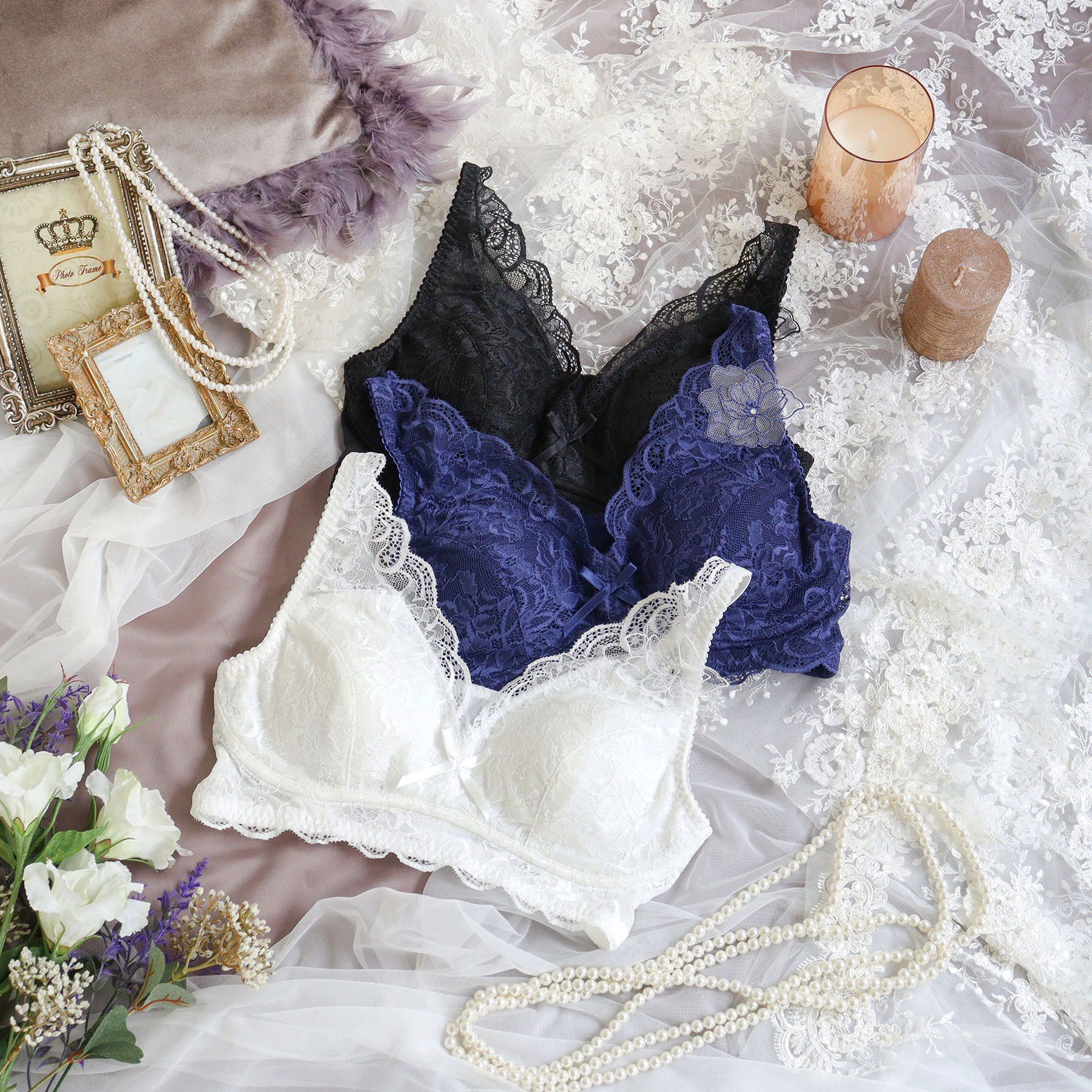 Risa Magli「ジョセリン おやすみブラ（3L）」|インナー|