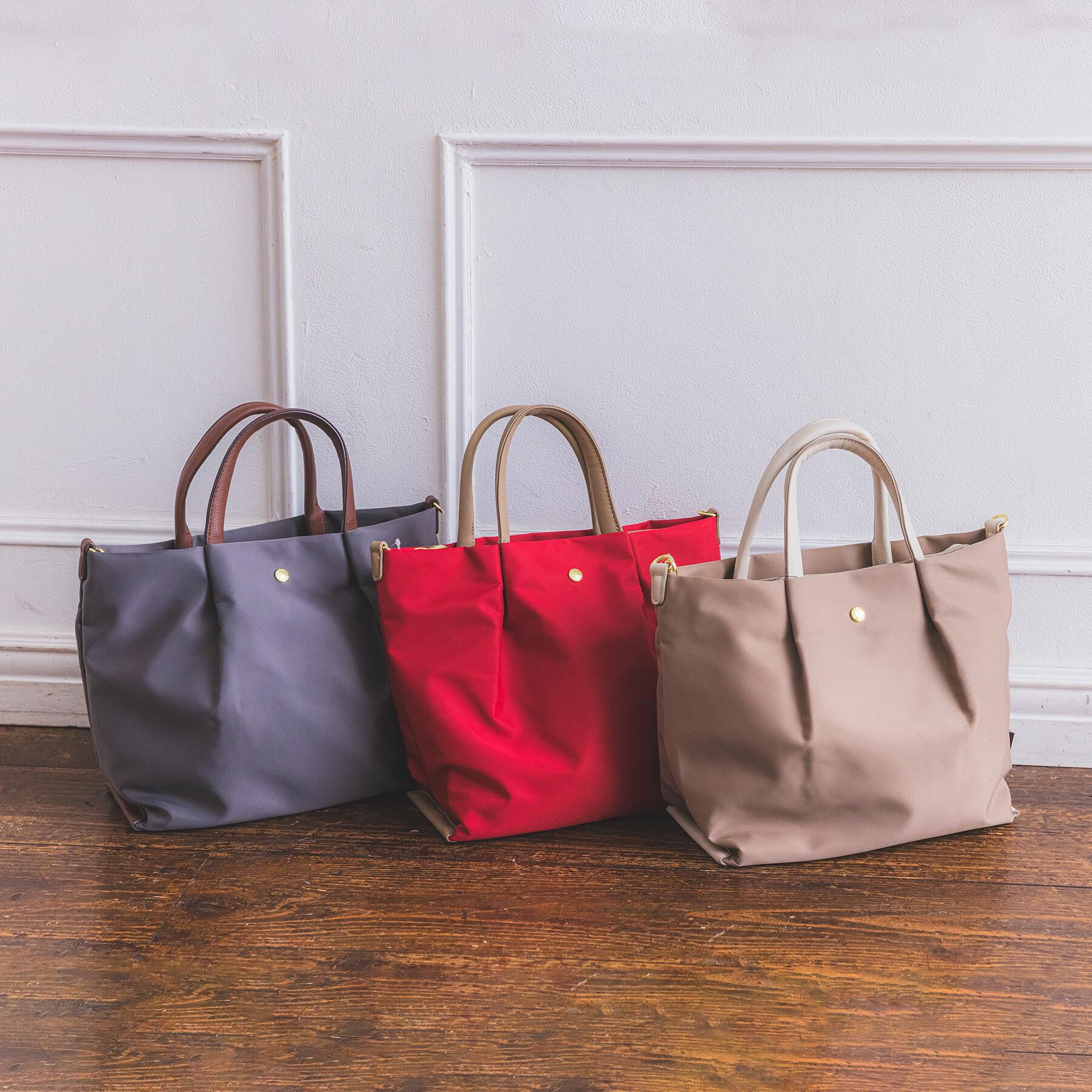 ITS&rsquo;DEMO「【撥水生地】肩楽2WAYトートバッグ」|ハンドバッグ|