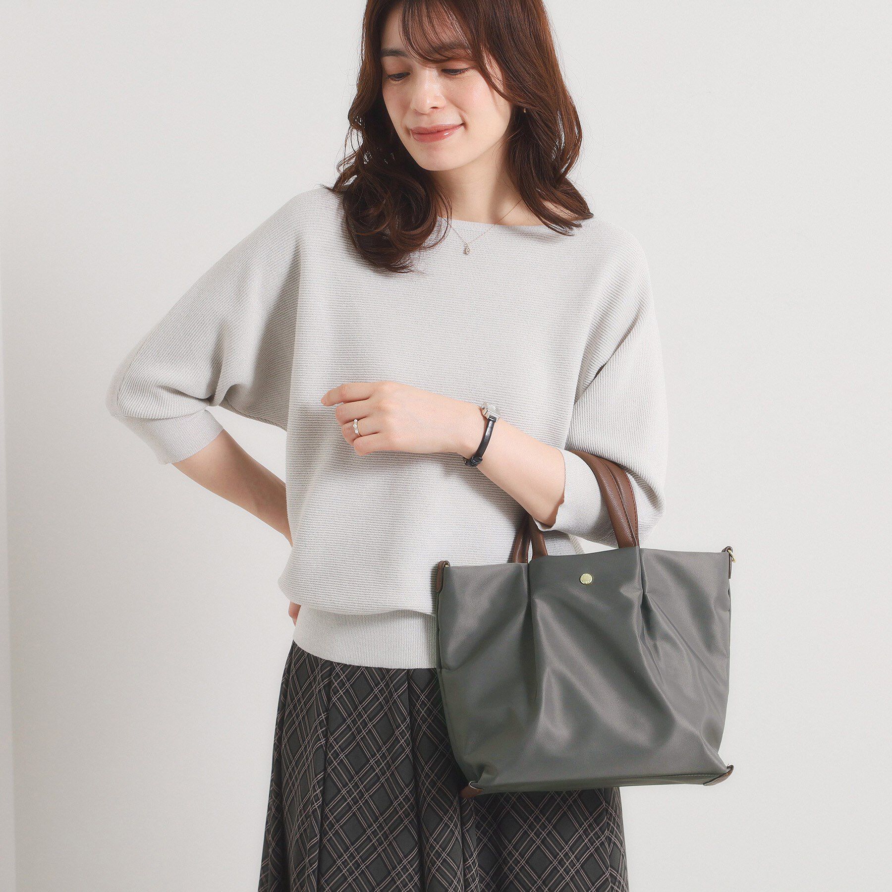 ITS&rsquo;DEMO「【撥水生地】肩楽2WAYトートバッグ」|ハンドバッグ|