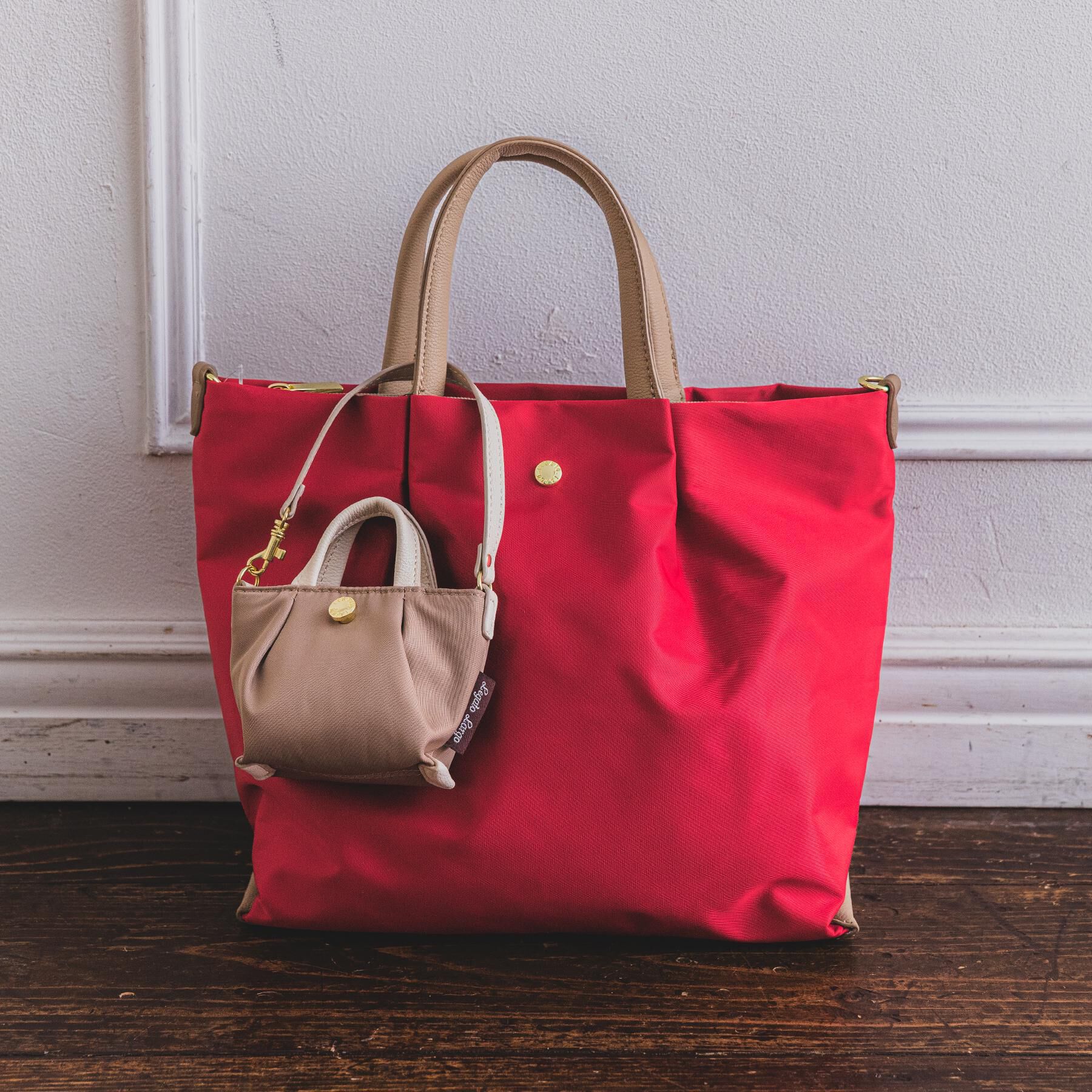 ITS&rsquo;DEMO「【撥水生地】肩楽2WAYトートバッグ」|ハンドバッグ|