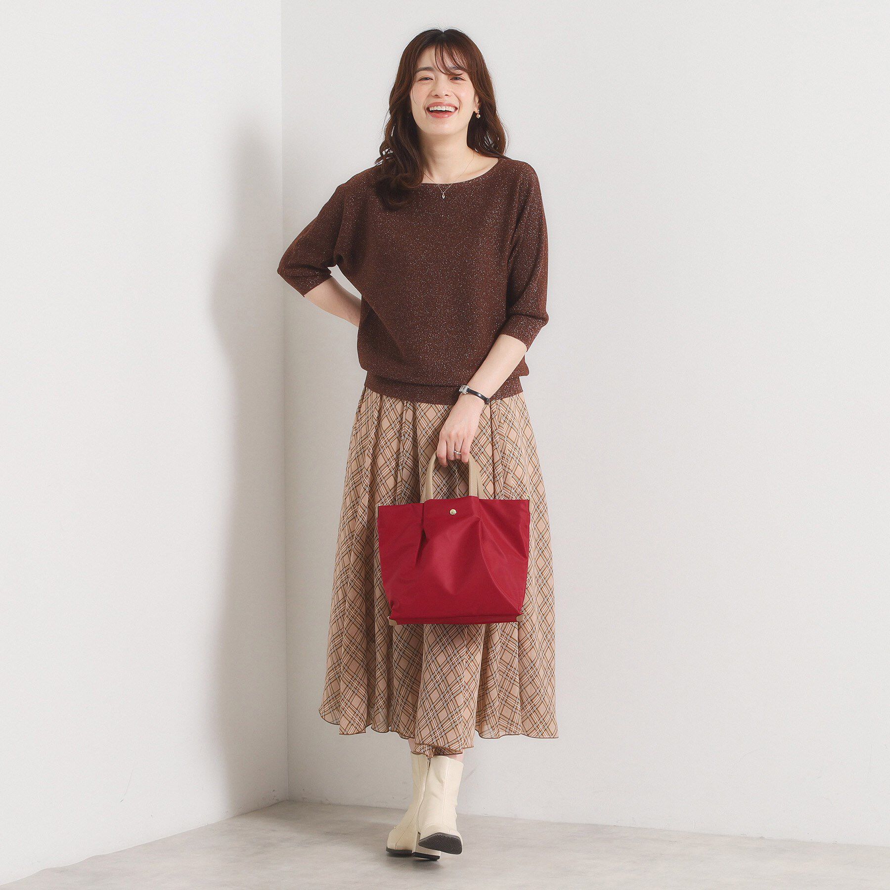 ITS&rsquo;DEMO「【撥水生地】肩楽2WAYトートバッグ」|ハンドバッグ|