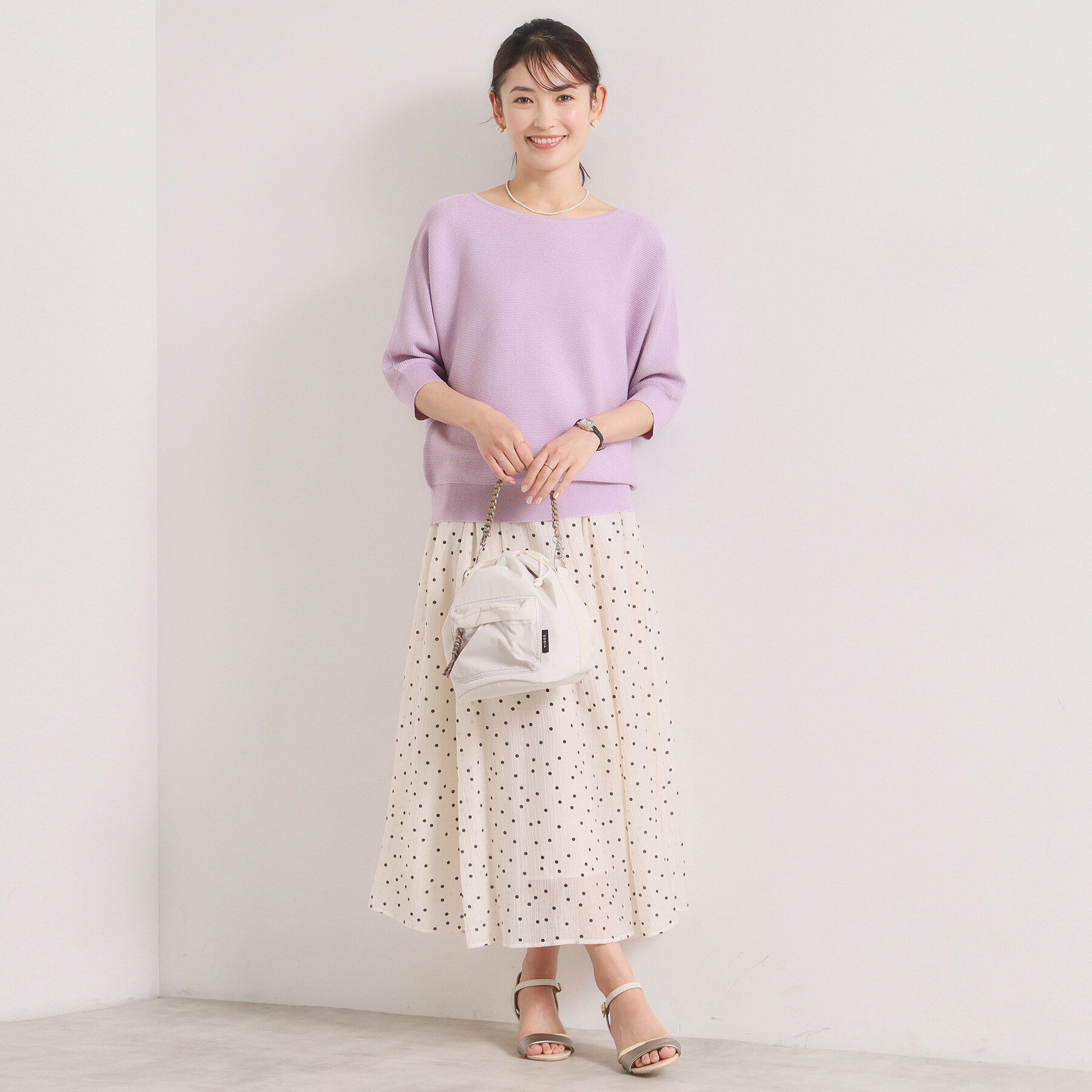 ITS&rsquo;DEMO「【手洗い可】ラメガーターニット」|ニット・セーター|