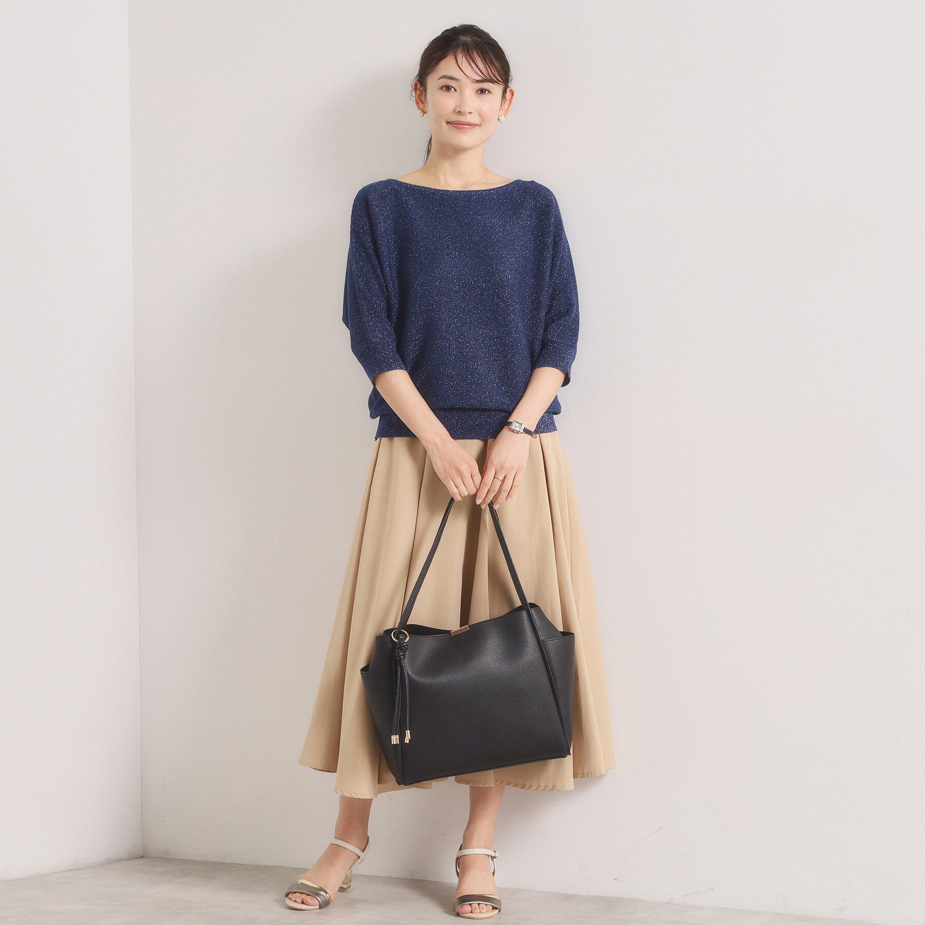 ITS&rsquo;DEMO「【手洗い可】ラメガーターニット」|ニット・セーター|