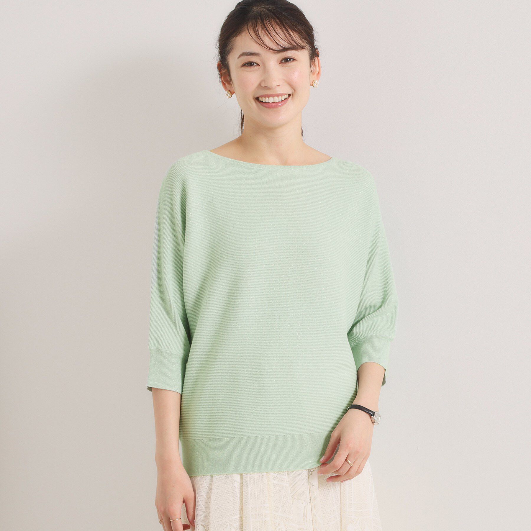 ITS&rsquo;DEMO「【手洗い可】ラメガーターニット」|ニット・セーター|