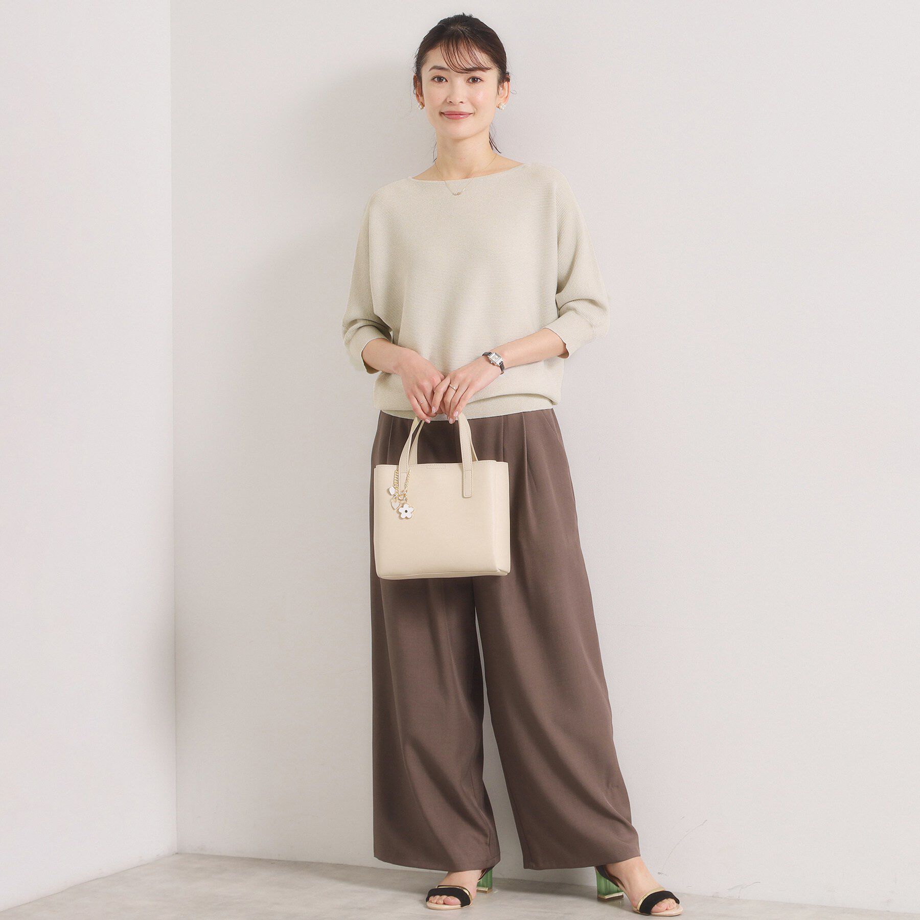 ITS&rsquo;DEMO「【手洗い可】ラメガーターニット」|ニット・セーター|