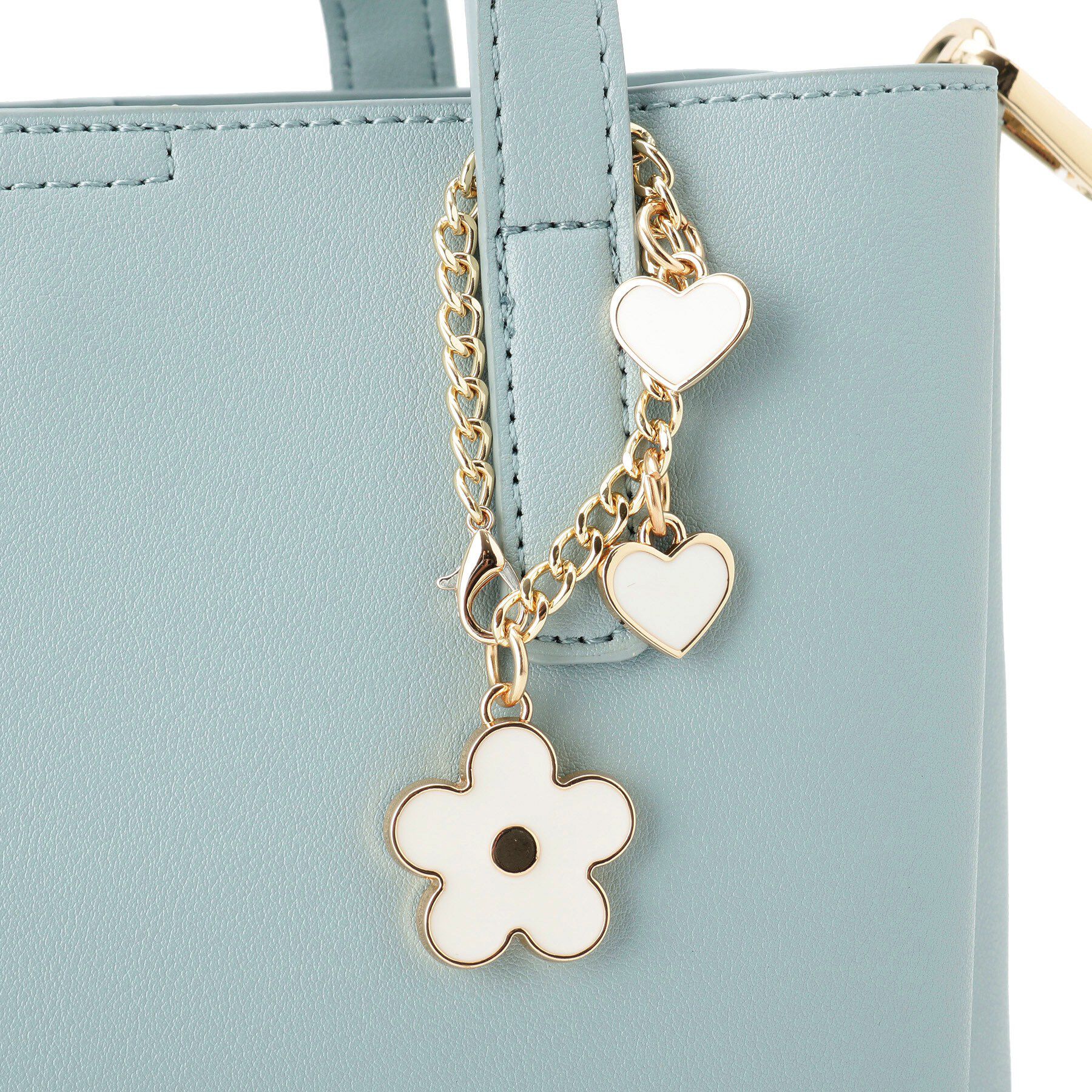 ITS&rsquo;DEMO「フラワーチャーム付2WAYトート」|ハンドバッグ|