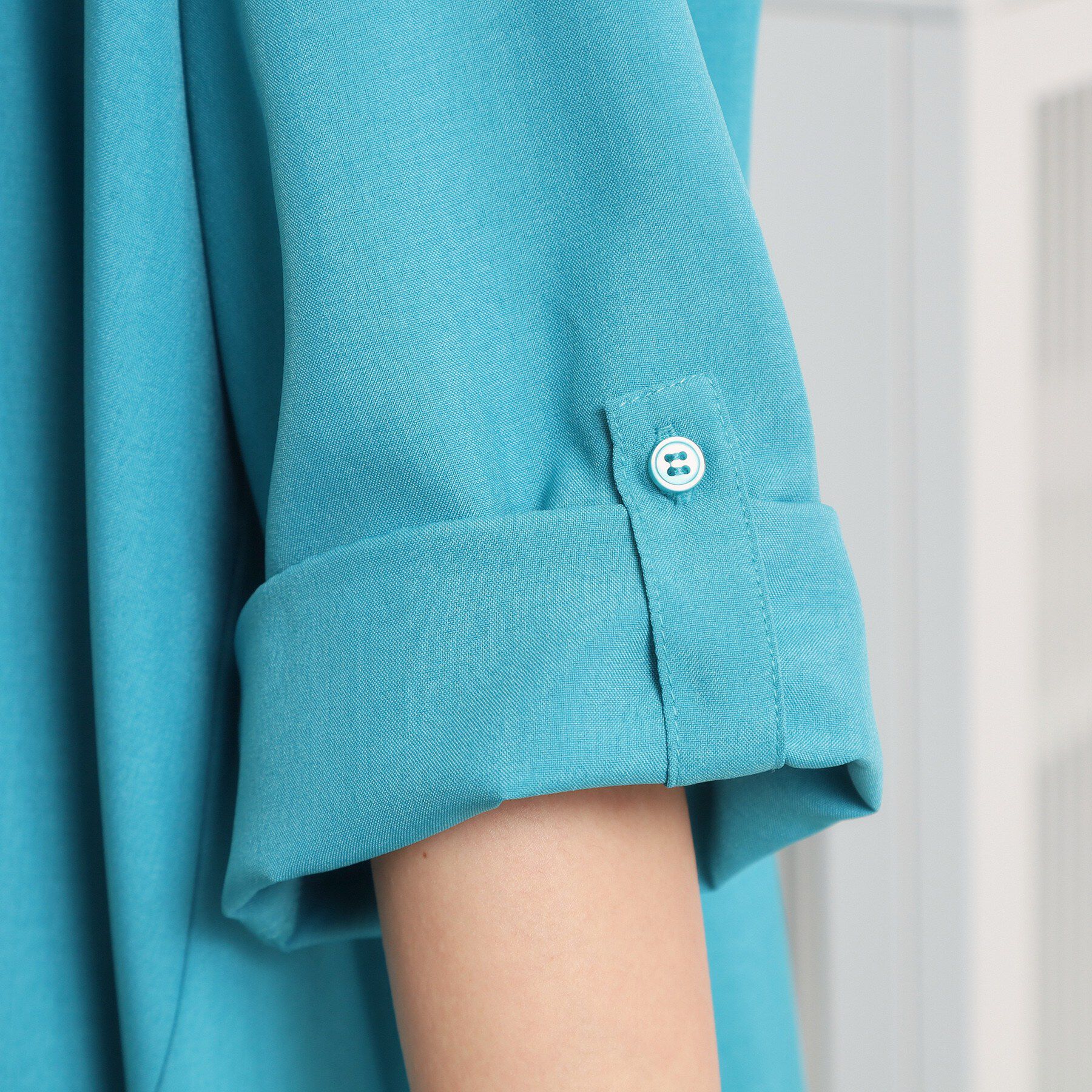 ITS&rsquo;DEMO「麻調合繊スキッパーワンピース」|ワンピース|