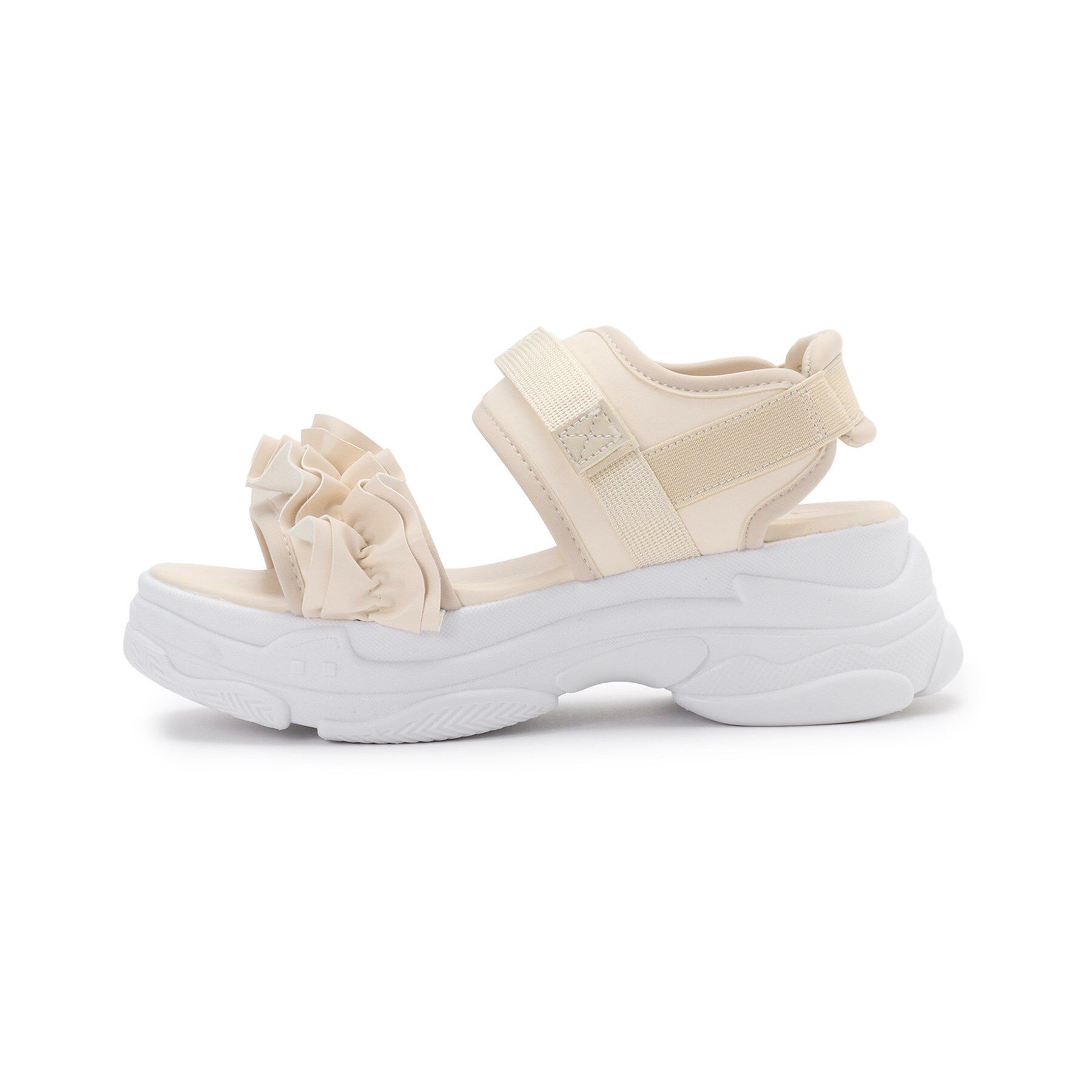 csT&P「厚底フリルスポサン」|サンダル|