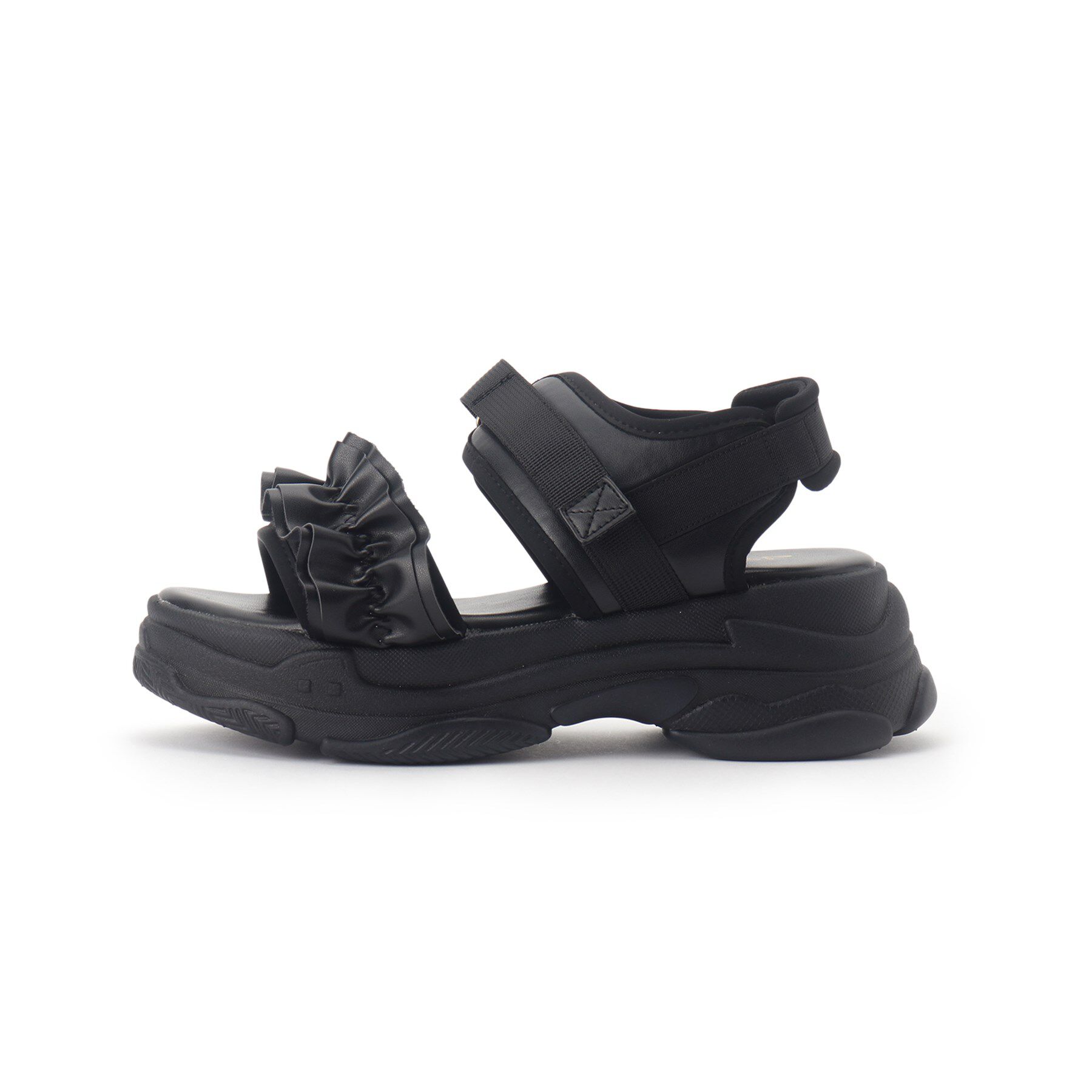 csT&P「厚底フリルスポサン」|サンダル|