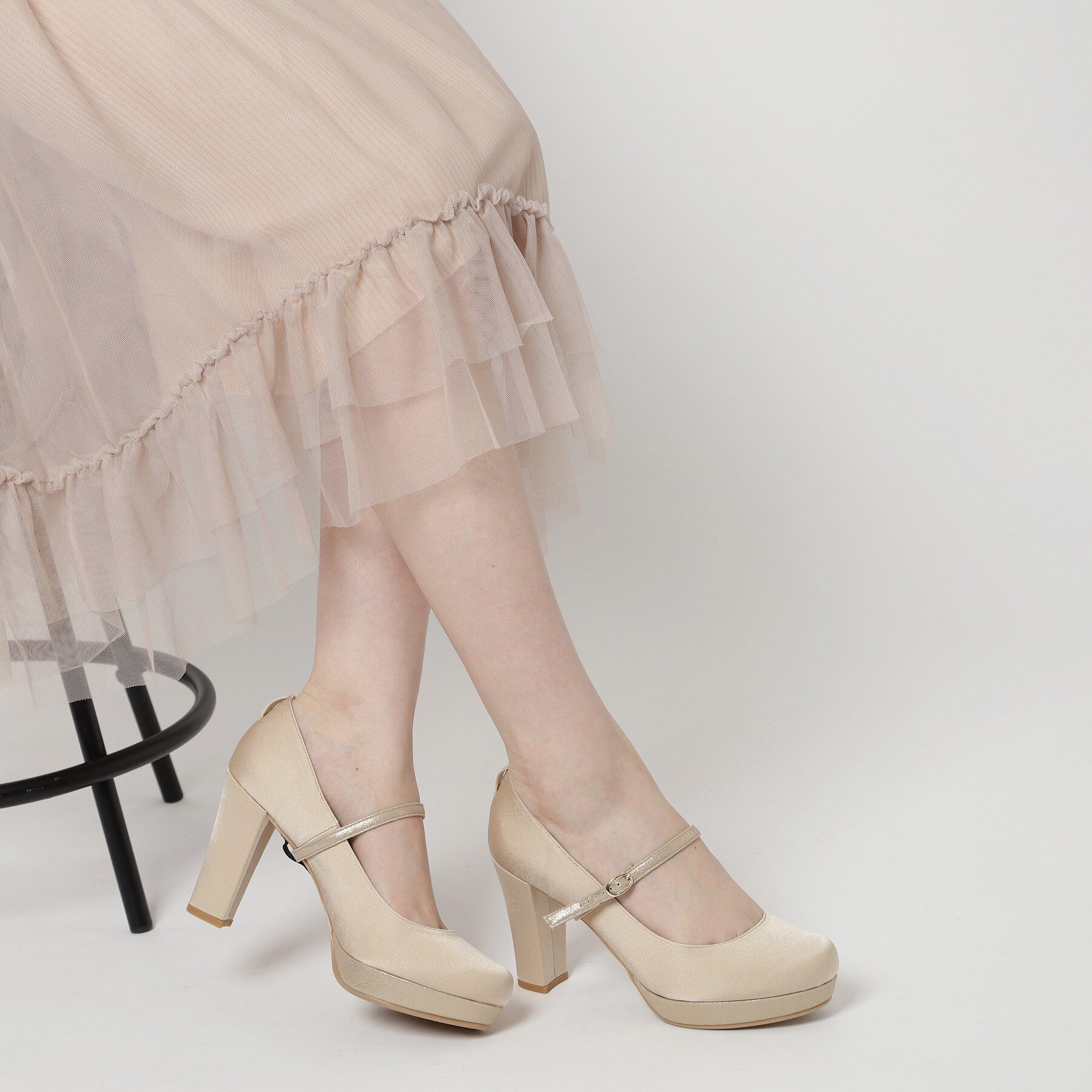 ESPERANZA「3WAYチャンキーヒールパンプス」|パンプス|