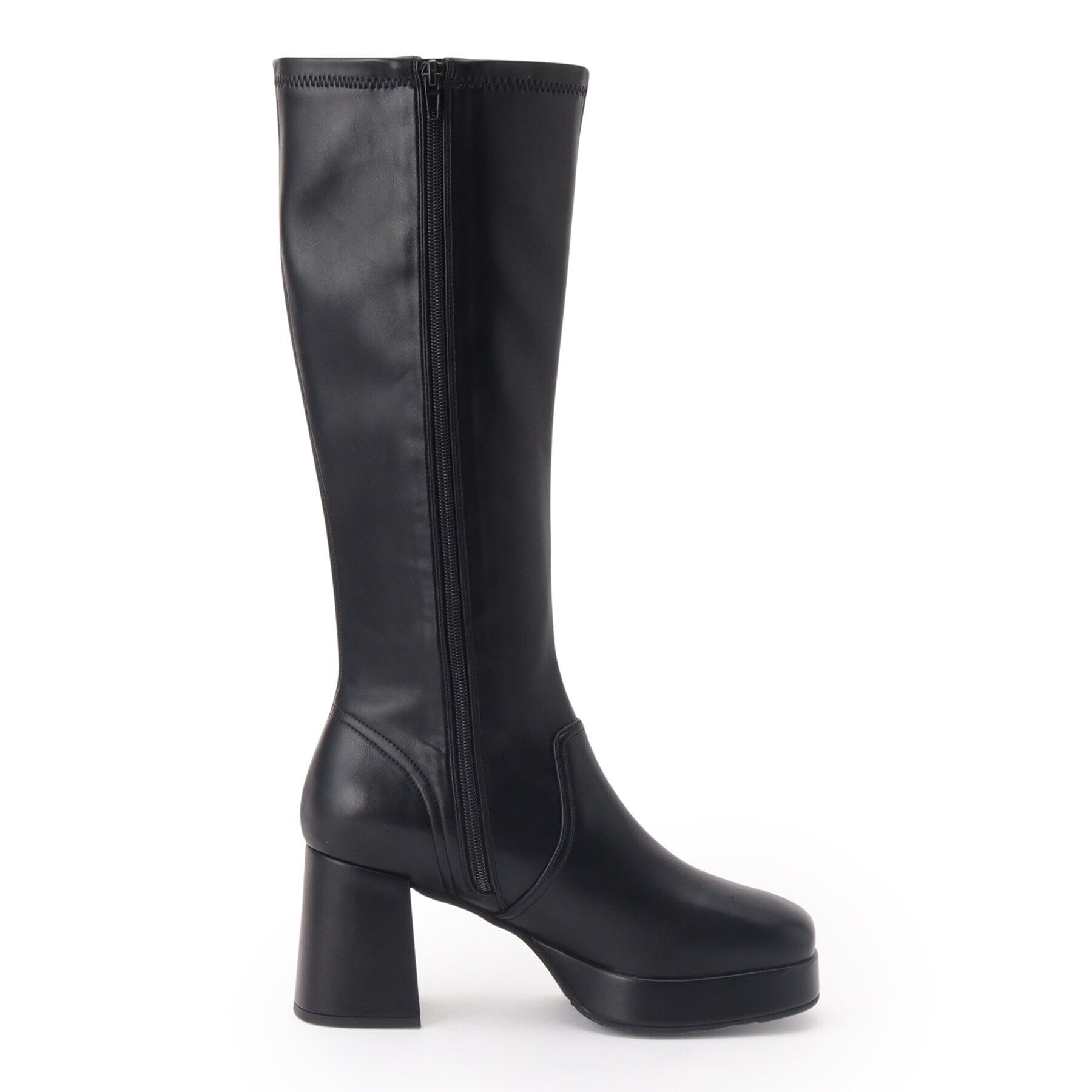 ESPERANZA「スクエアトゥ厚底ロングブーツ」|ショートブーツ|