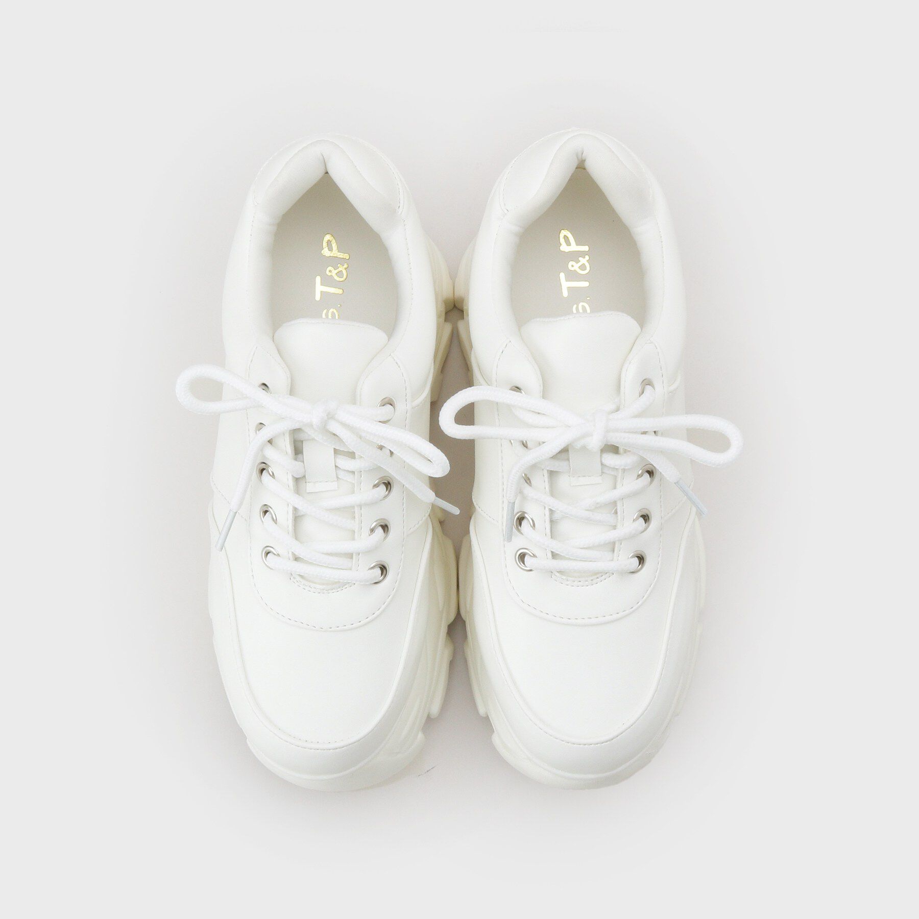 csT&P「グリッター厚底スニーカー」|スニーカー|